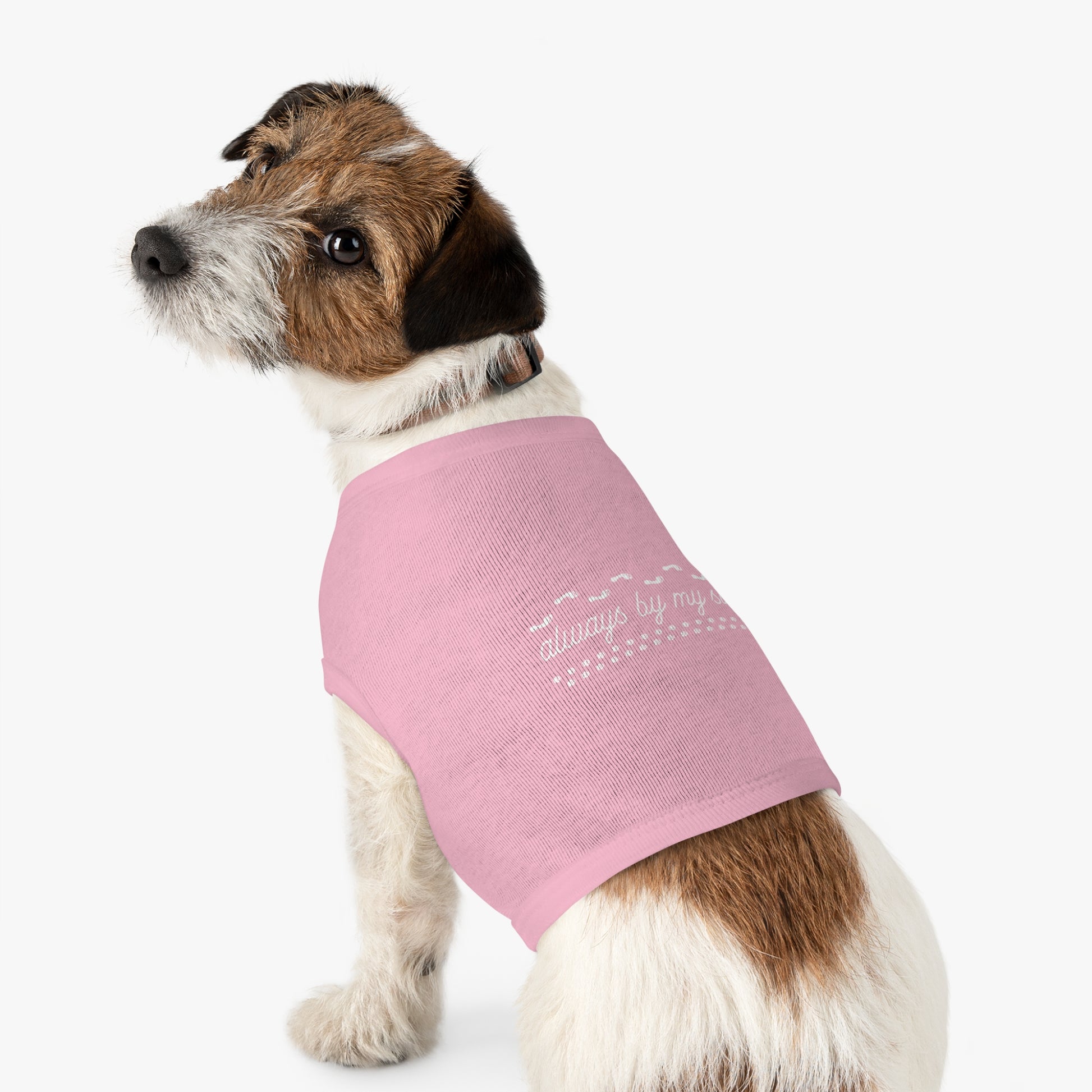 Adorable Pet Tank Top - 'Always by My Side', Dog Apparel, Pet Clothing, Gift for Dog Lovers, Casual Petwear, Summer Tank