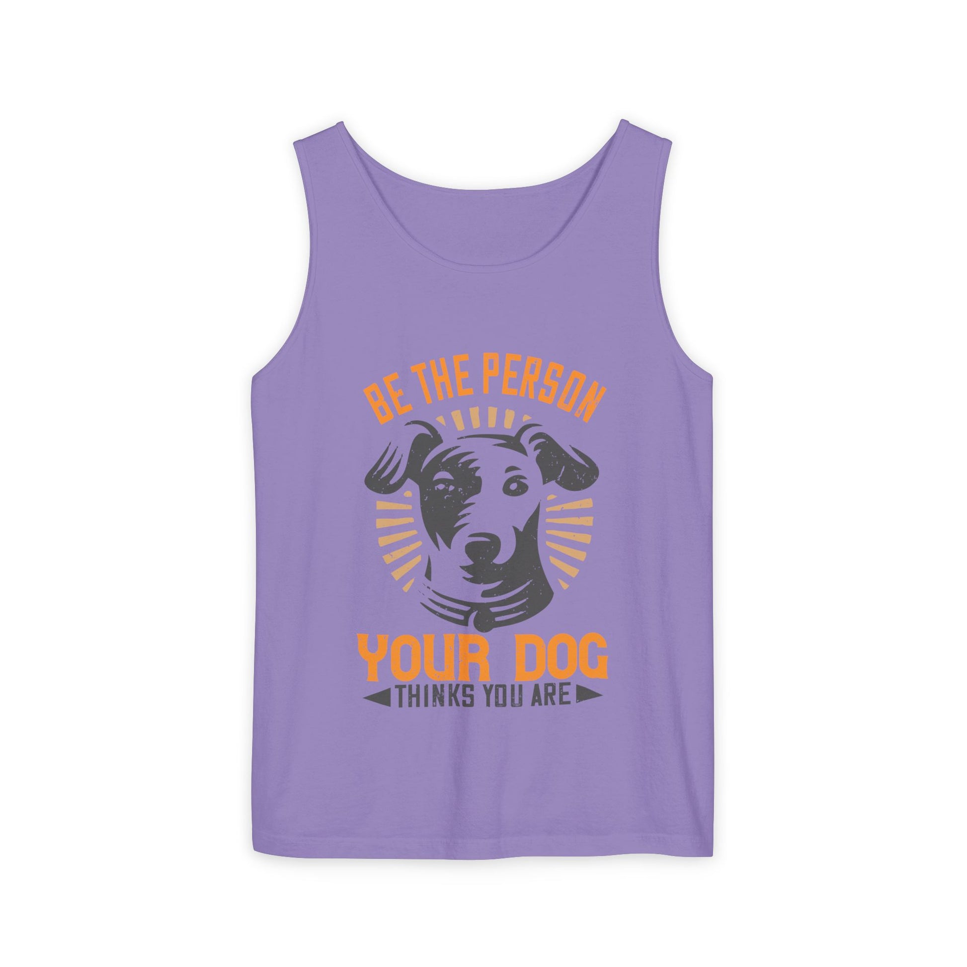 Dog Lover's Unisex Tank Top - "Be The Person Your Dog Thinks You Are" - Perfect for Pet Owners, Gift for Dog Lovers, Summer Apparel, [...]