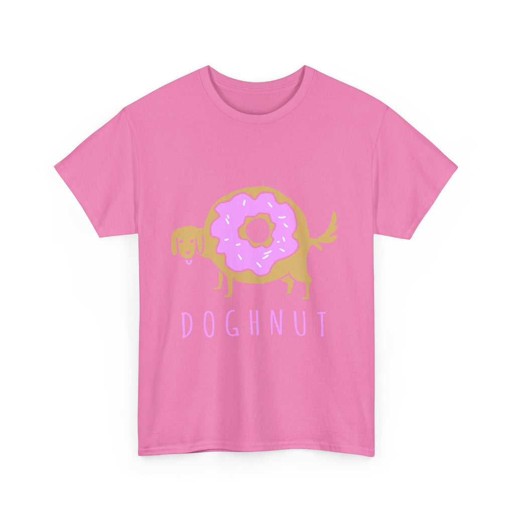 Doghnut Graphic Tee, Funny Pet Lover Shirt, Cute Dog Tee, Gift for Dog Owners, Casual Wear, Perfect for Birthdays