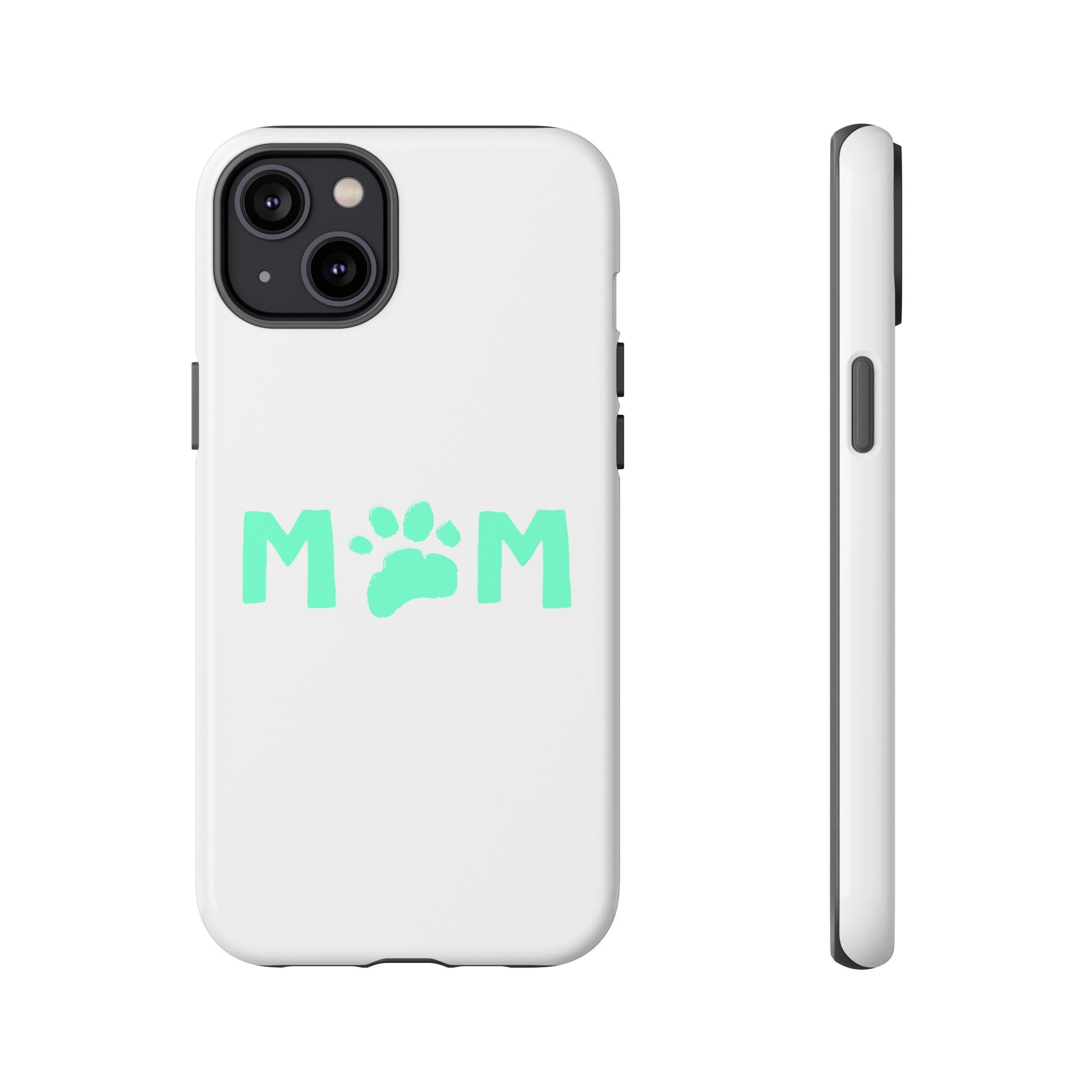 Personalized Tough Phone Cases for Moms, Pet Lover Gifts, Cute Phone Accessories, Customizable Pet Paw Designs, Mother's Day Gift
