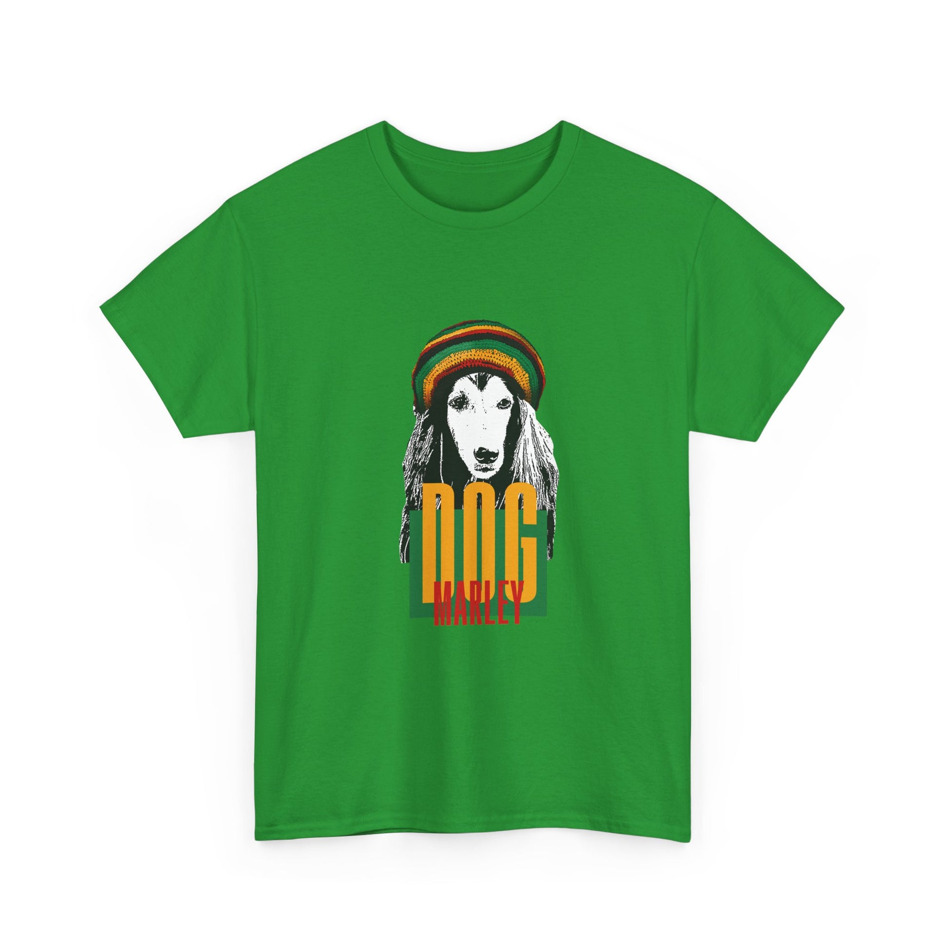 Rasta Dog T-Shirt, Casual Pet Lover Tee, Unisex Dog Lover Gift, Trendy Animal T-Shirt, Summer Fashion