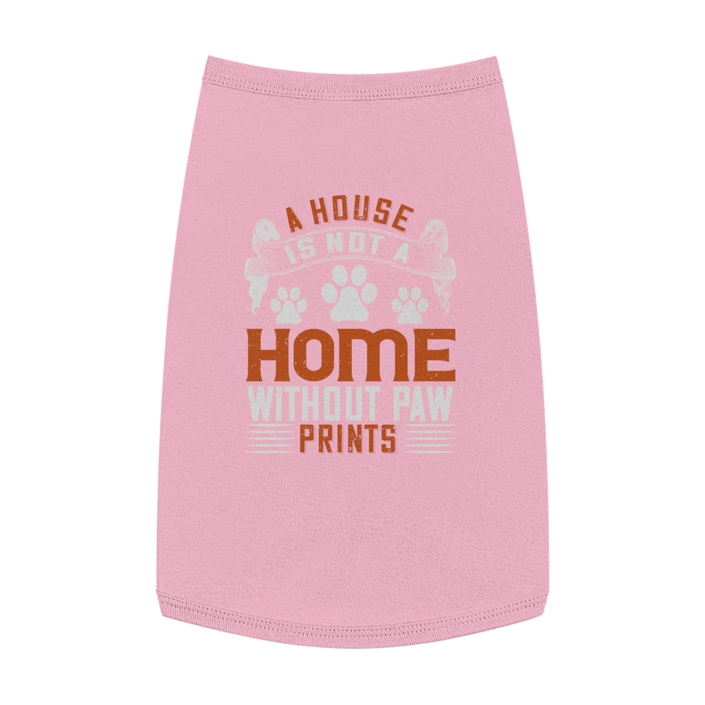 Dog Lover's Pet Tank Top, Cute Paw Prints Pet Apparel, Dog Fashion, Cat Mom Gift, Pet Birthday Outfit, Animal Lover Clothing