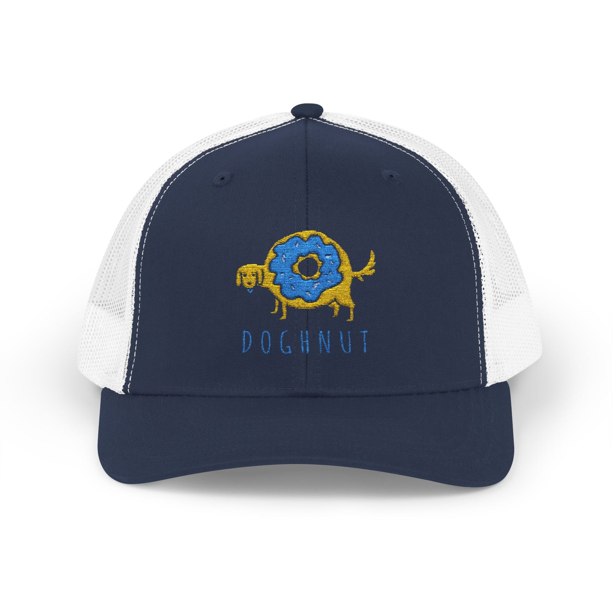 Dog-Inspired Trucker Cap - Fun Dognut Design