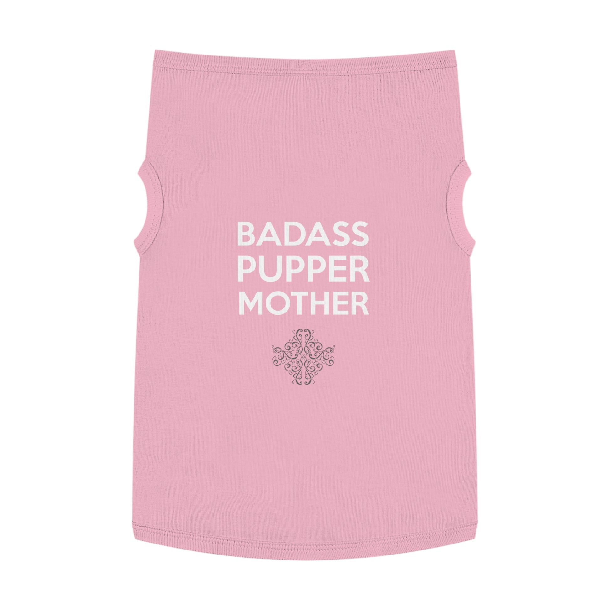 Badass Puppers Pet Tank Top - Stylish Canine Tee for Dog Lovers, Perfect for Celebrations, Gifts, and Everyday Wear