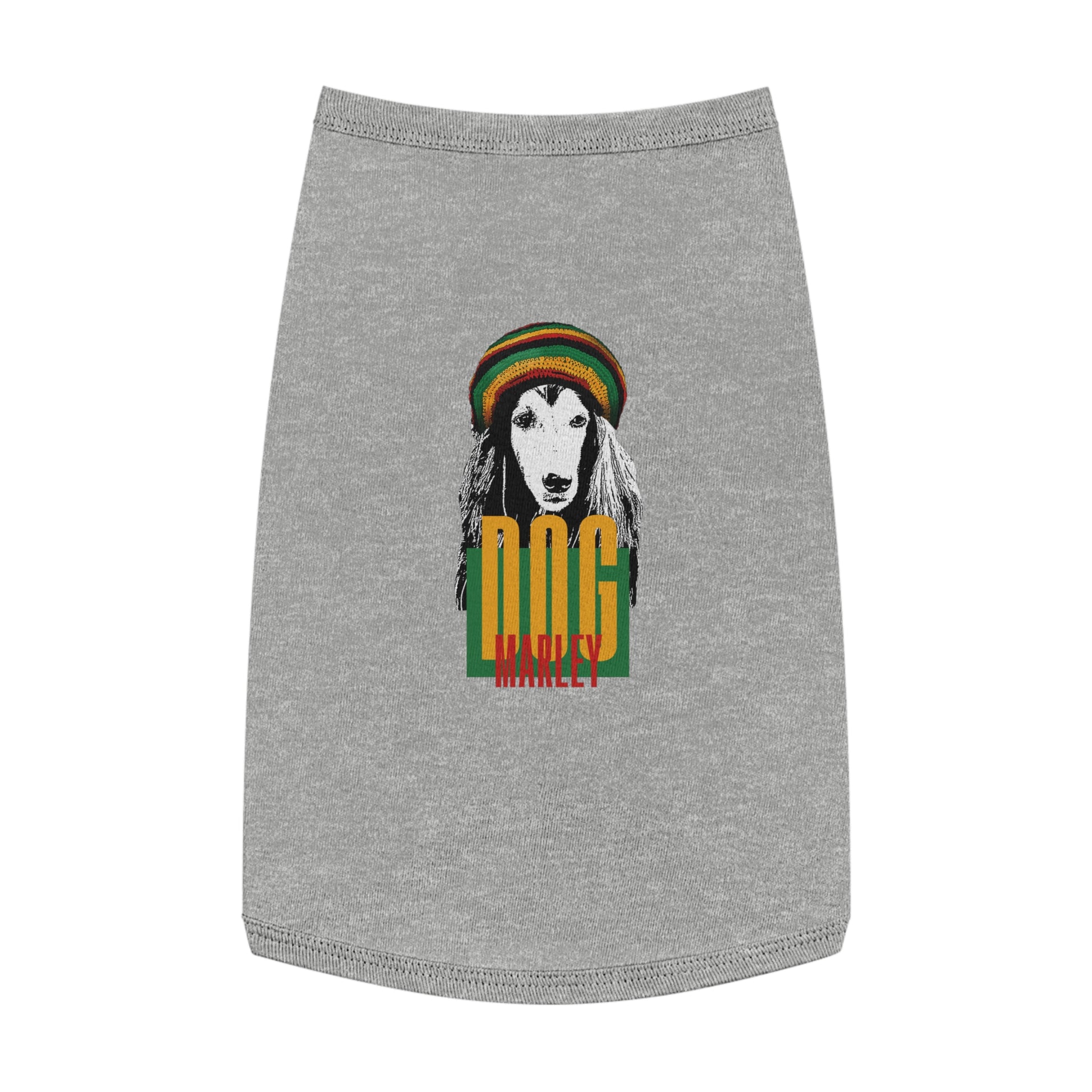 Rasta Dog Tank Top - Stylish Pet Apparel for Dog Lovers, Summer Wear, Uniquely Fun Gift, Festival Ready, Marley Inspired