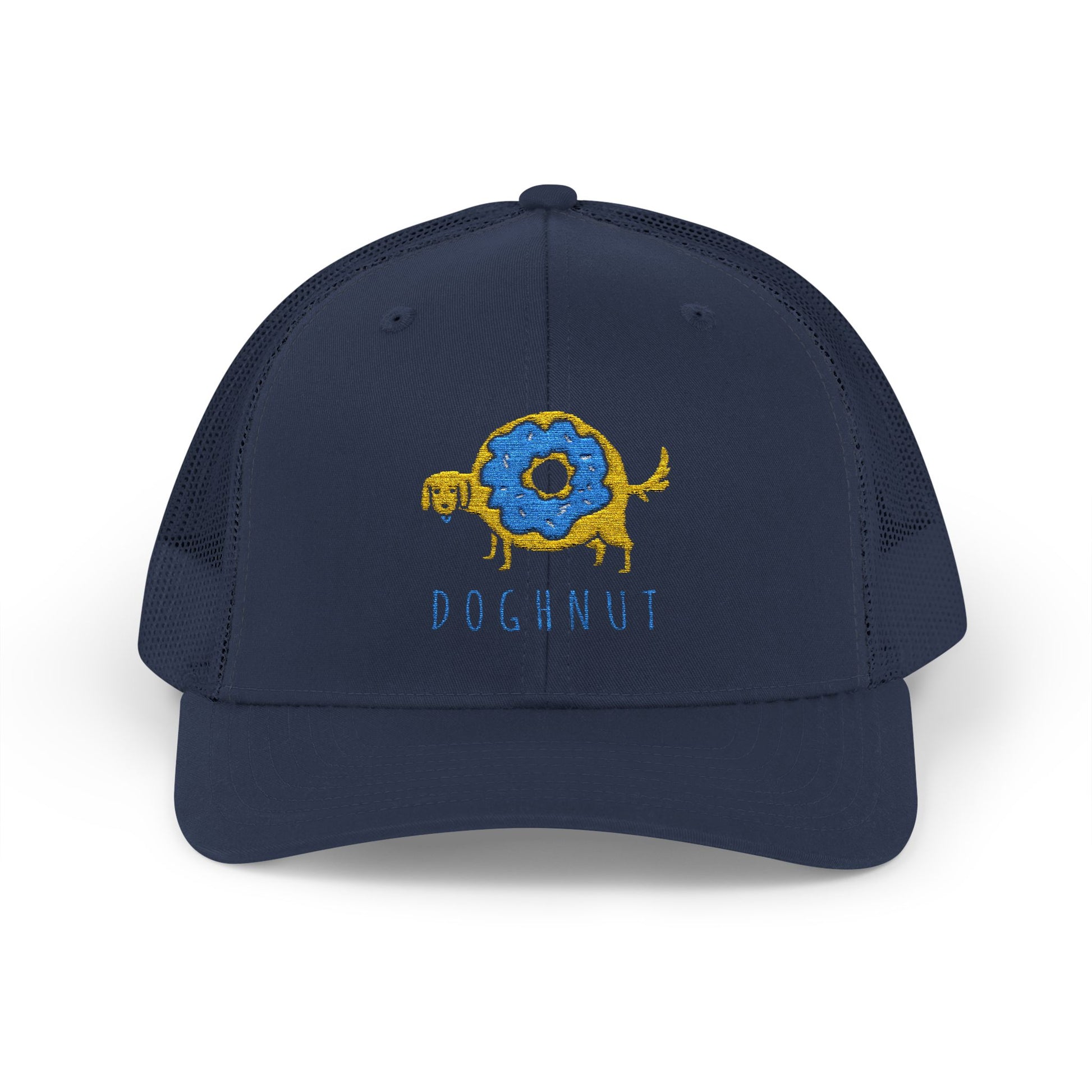 Dog-Inspired Trucker Cap - Fun Dognut Design