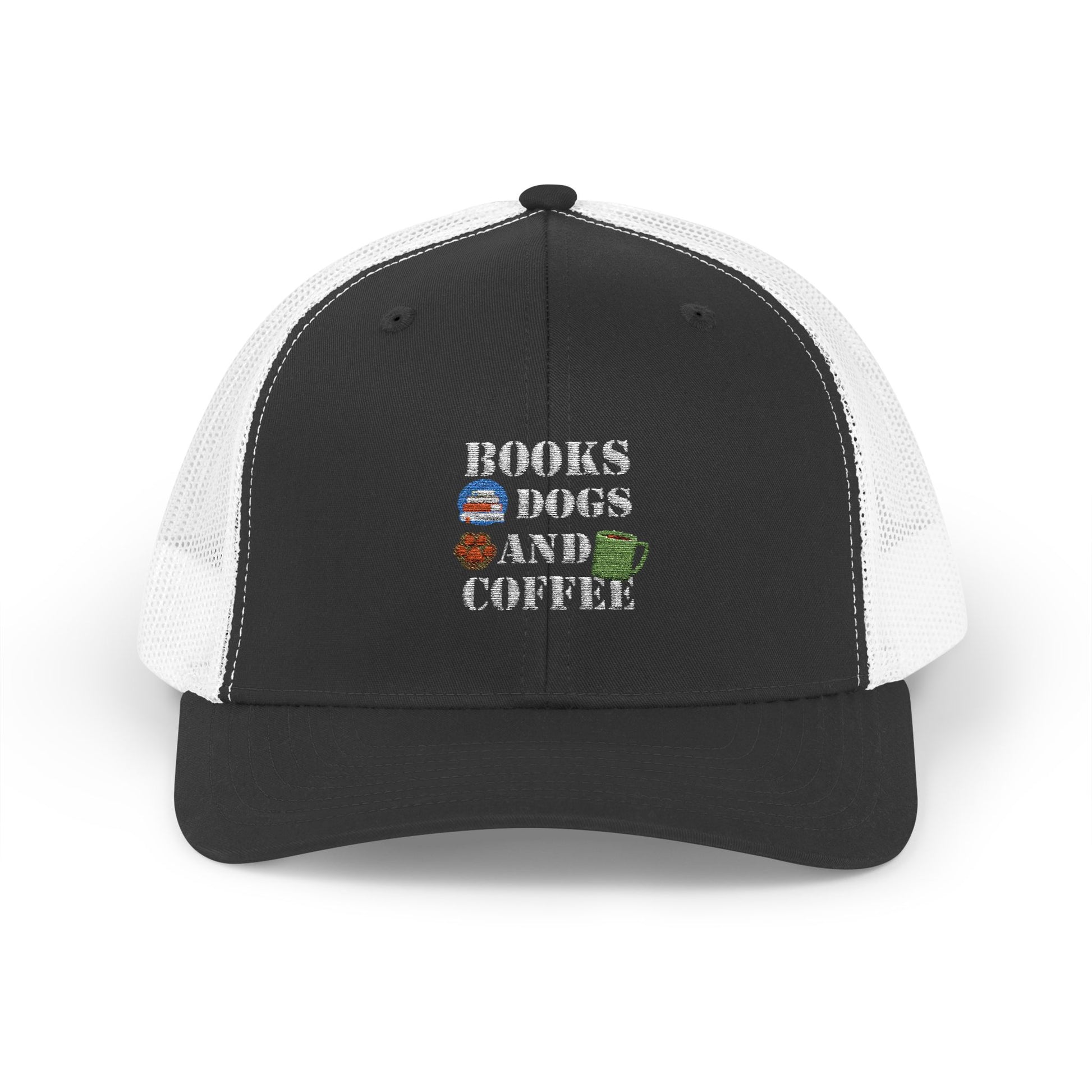 Bonus Books and Coffee Snapback Trucker Cap