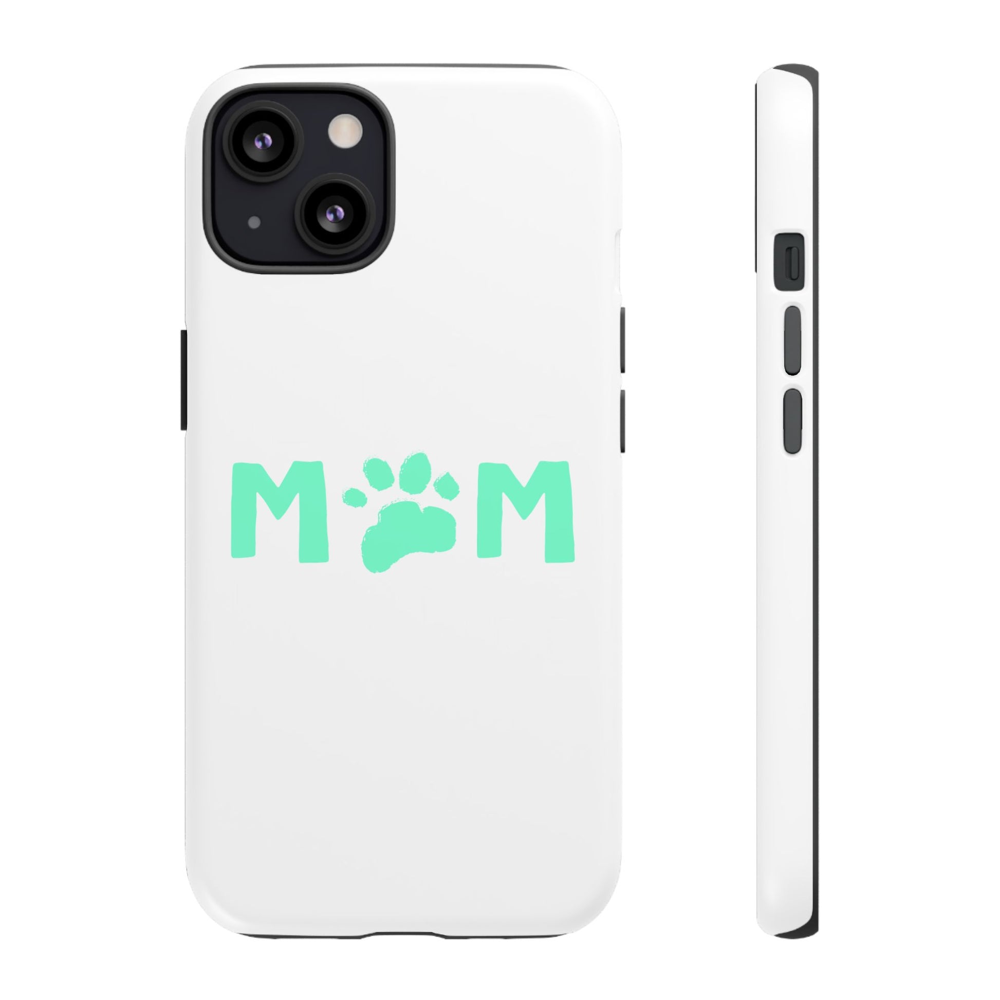 Personalized Tough Phone Cases for Moms, Pet Lover Gifts, Cute Phone Accessories, Customizable Pet Paw Designs, Mother's Day Gift