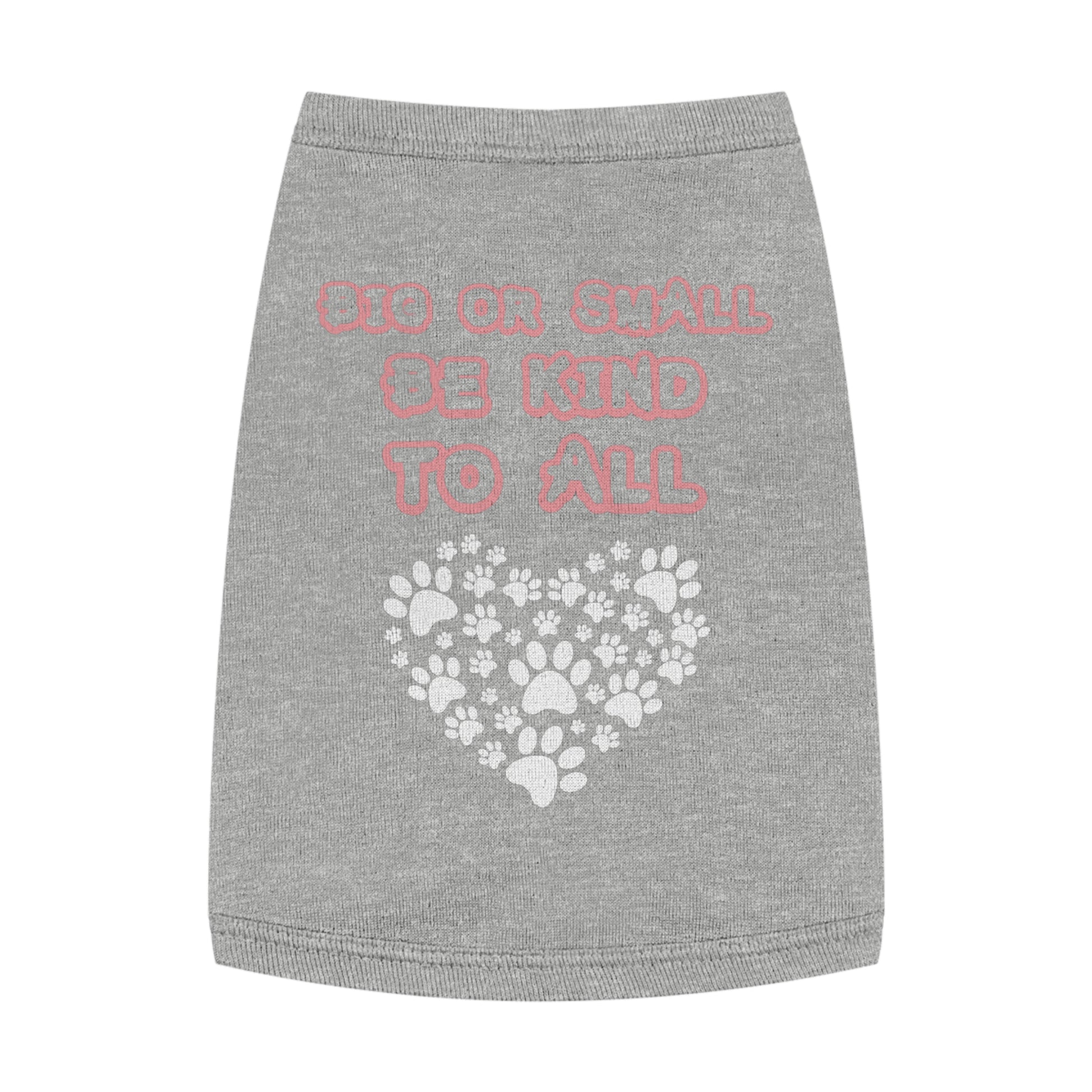 Cute Pet Tank Top, Dog Lover Gift, Be Kind to All, Summer Pet Apparel, Sassy Canine Outfit