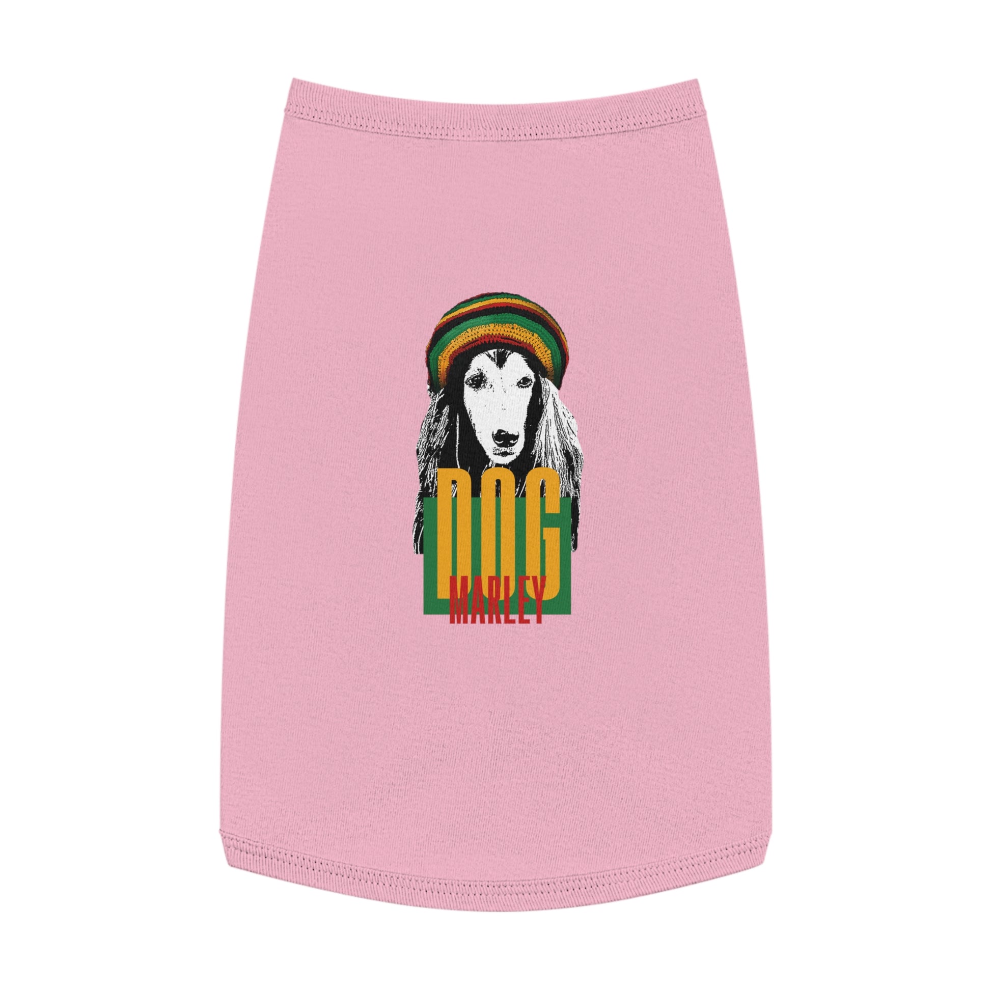Rasta Dog Tank Top - Stylish Pet Apparel for Dog Lovers, Summer Wear, Uniquely Fun Gift, Festival Ready, Marley Inspired
