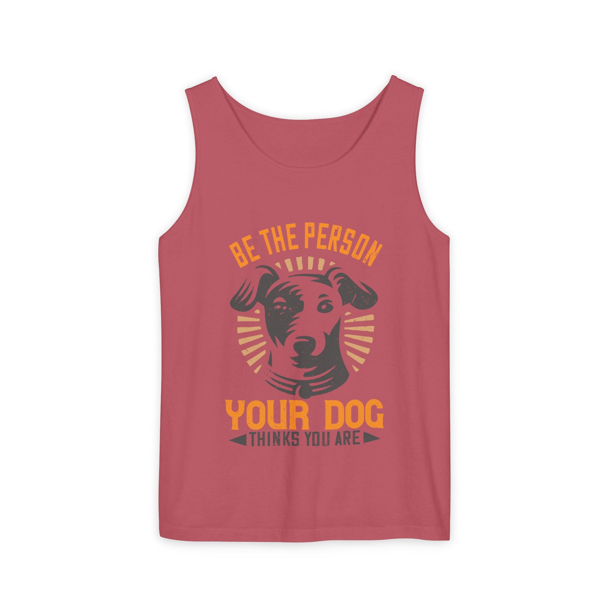 Dog Lover's Unisex Tank Top - "Be The Person Your Dog Thinks You Are" - Perfect for Pet Owners, Gift for Dog Lovers, Summer Apparel, [...]