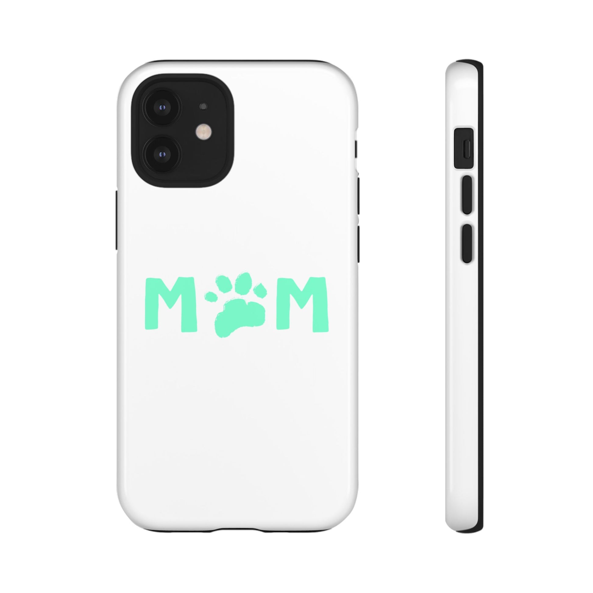 Personalized Tough Phone Cases for Moms, Pet Lover Gifts, Cute Phone Accessories, Customizable Pet Paw Designs, Mother's Day Gift