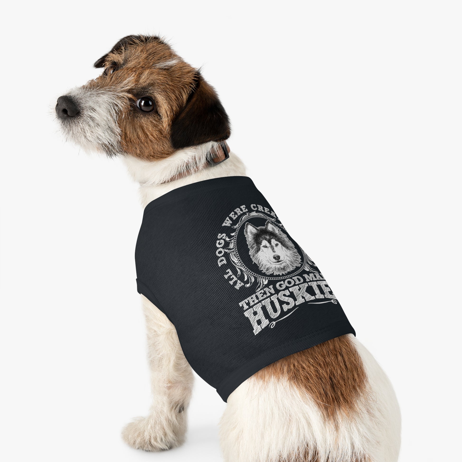 Husky Love Pet Tank Top, Funny Dog Apparel, Pet Clothing, Gifts for Dog Lovers, Pet Accessories, Summer Dog Shirt