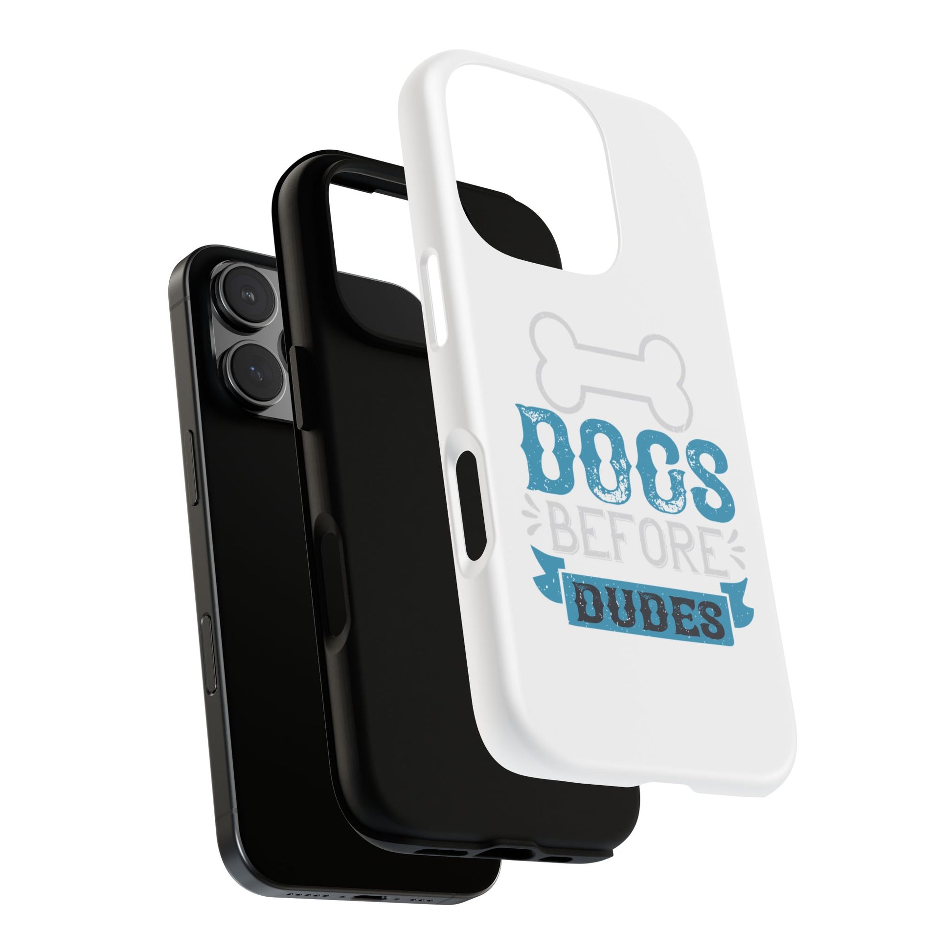 Dog Lover Phone Case, Dogs Before Dudes, Puppy Gift, Pet Parent Accessory, Cute Dog iPhone Cover, Durable Tough Case