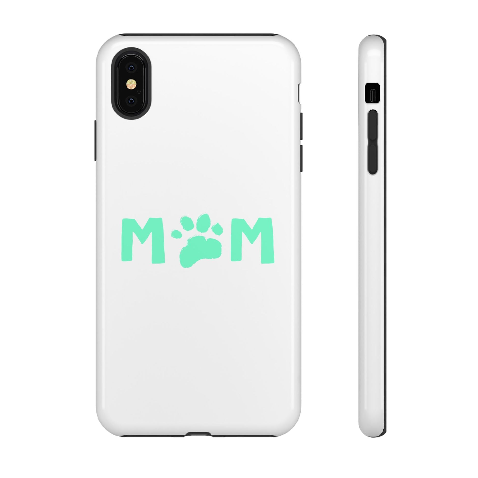 Personalized Tough Phone Cases for Moms, Pet Lover Gifts, Cute Phone Accessories, Customizable Pet Paw Designs, Mother's Day Gift