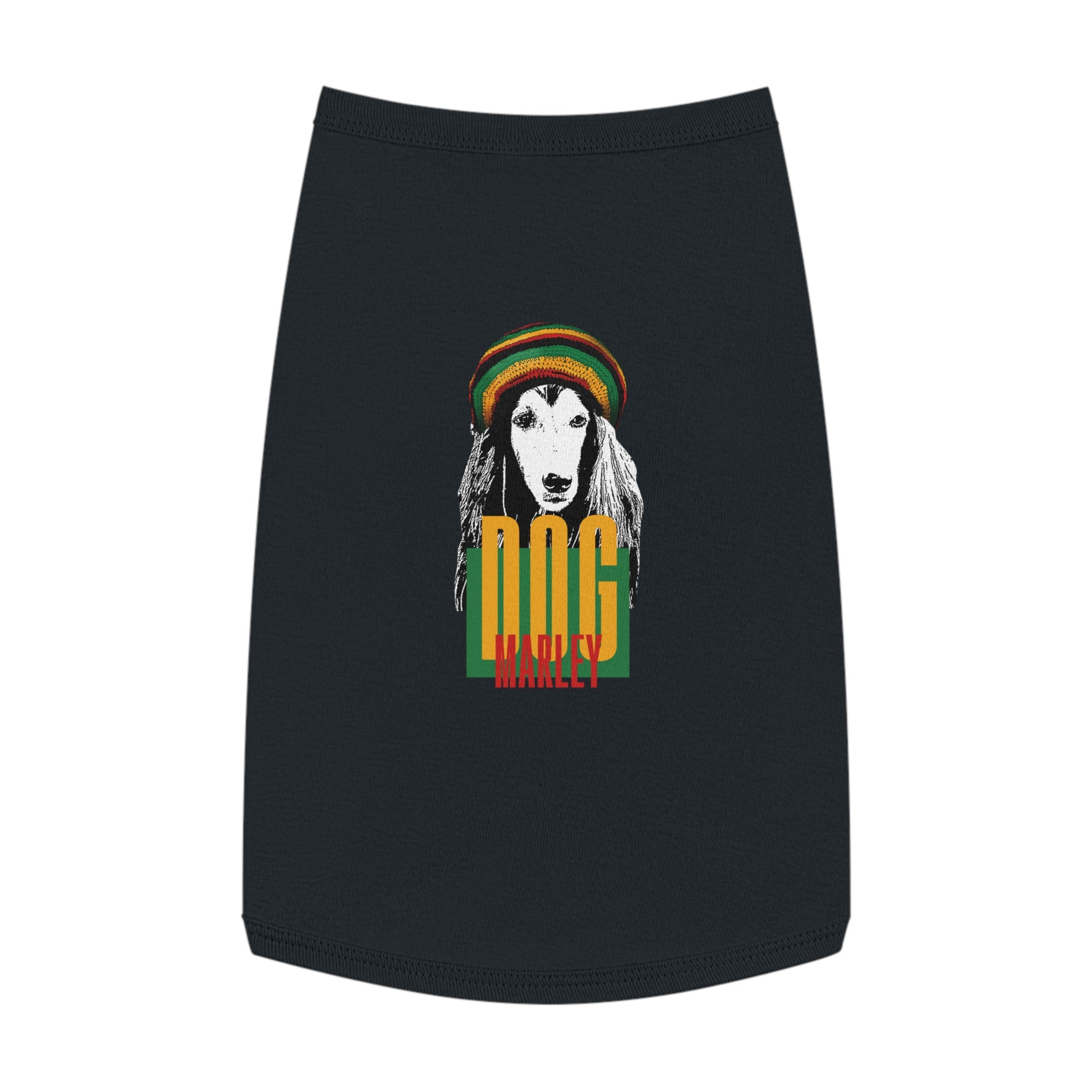 Rasta Dog Tank Top - Stylish Pet Apparel for Dog Lovers, Summer Wear, Uniquely Fun Gift, Festival Ready, Marley Inspired
