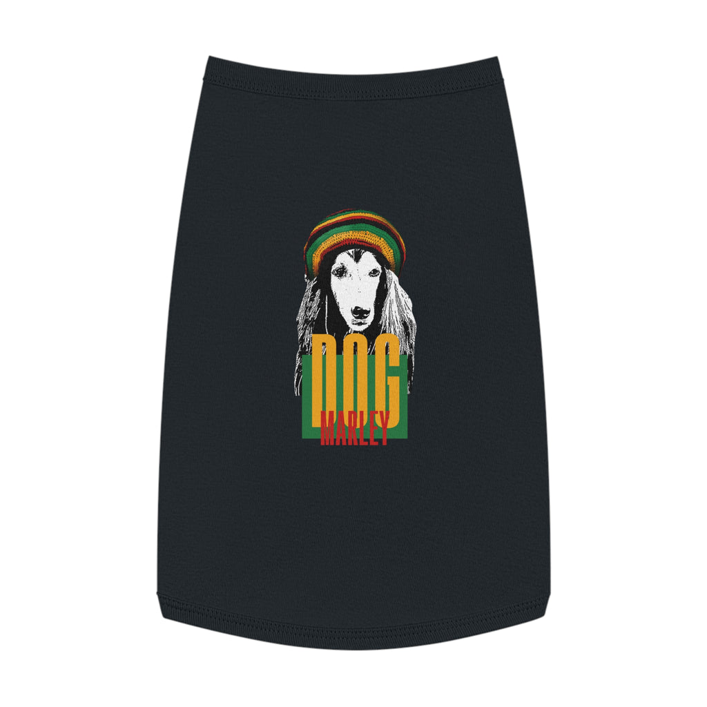 Rasta Dog Tank Top - Stylish Pet Apparel for Dog Lovers, Summer Wear, Uniquely Fun Gift, Festival Ready, Marley Inspired