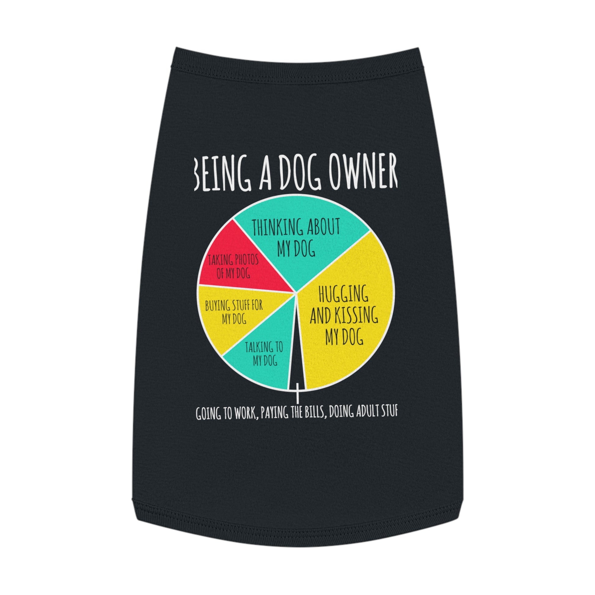 Humorous Dog Owner Pet Tank Top, Funny Pet Apparel for Dog Lovers, Cute Dog Gifts, Pet Clothing for All Occasions