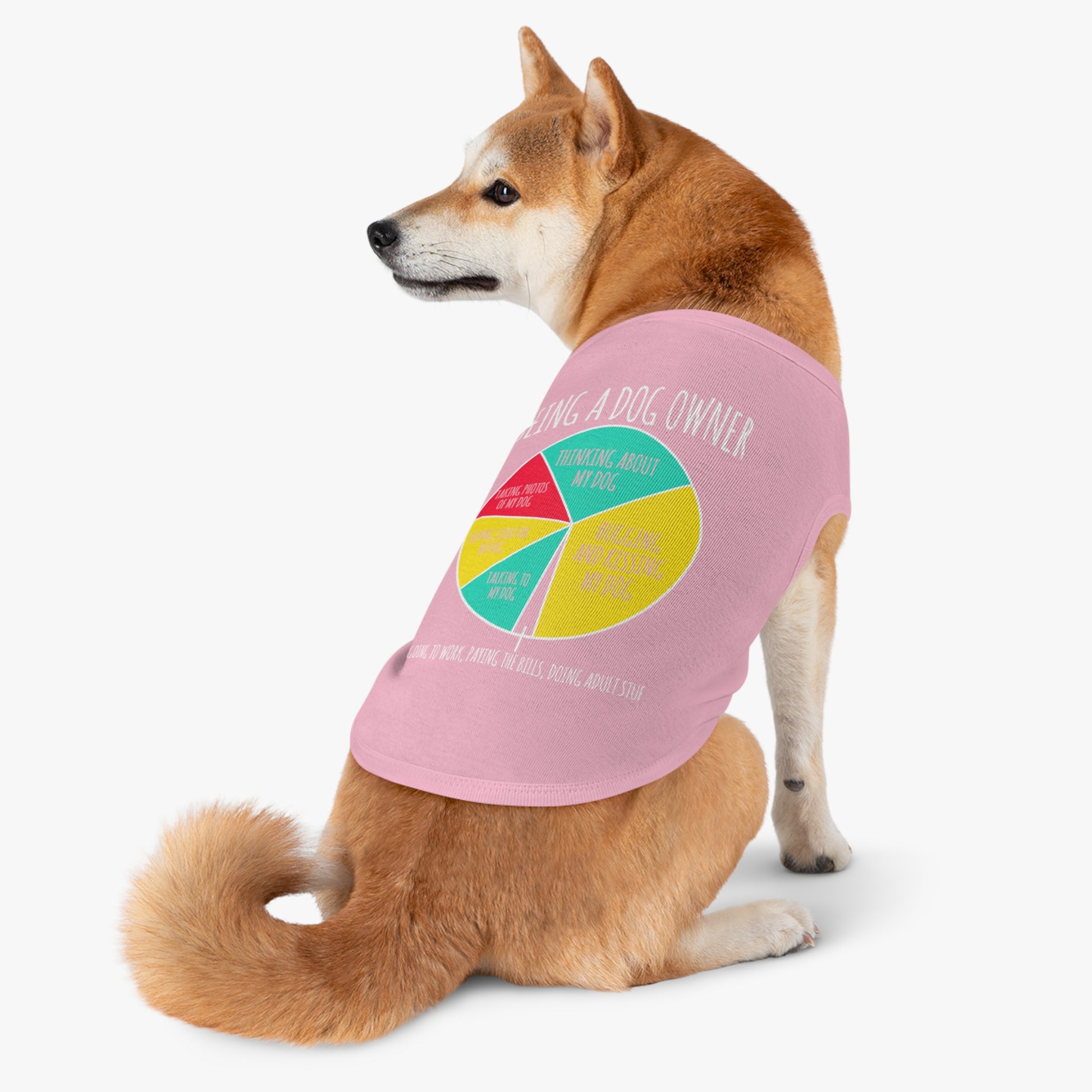 Humorous Dog Owner Pet Tank Top, Funny Pet Apparel for Dog Lovers, Cute Dog Gifts, Pet Clothing for All Occasions