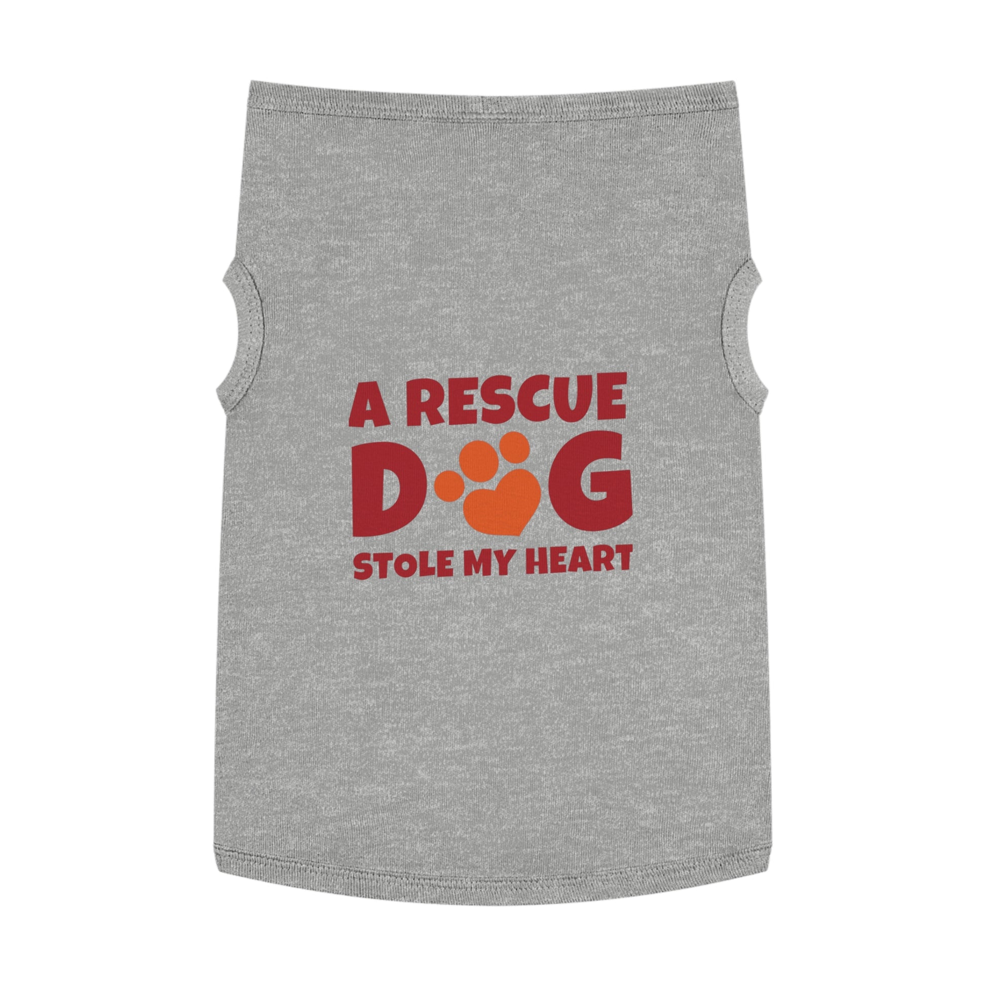 Adorable Rescue Dog Tank Top for Pets, Cute Pet Apparel, Dog Lover Gift, Pet Fashion, Animal Rescue Support