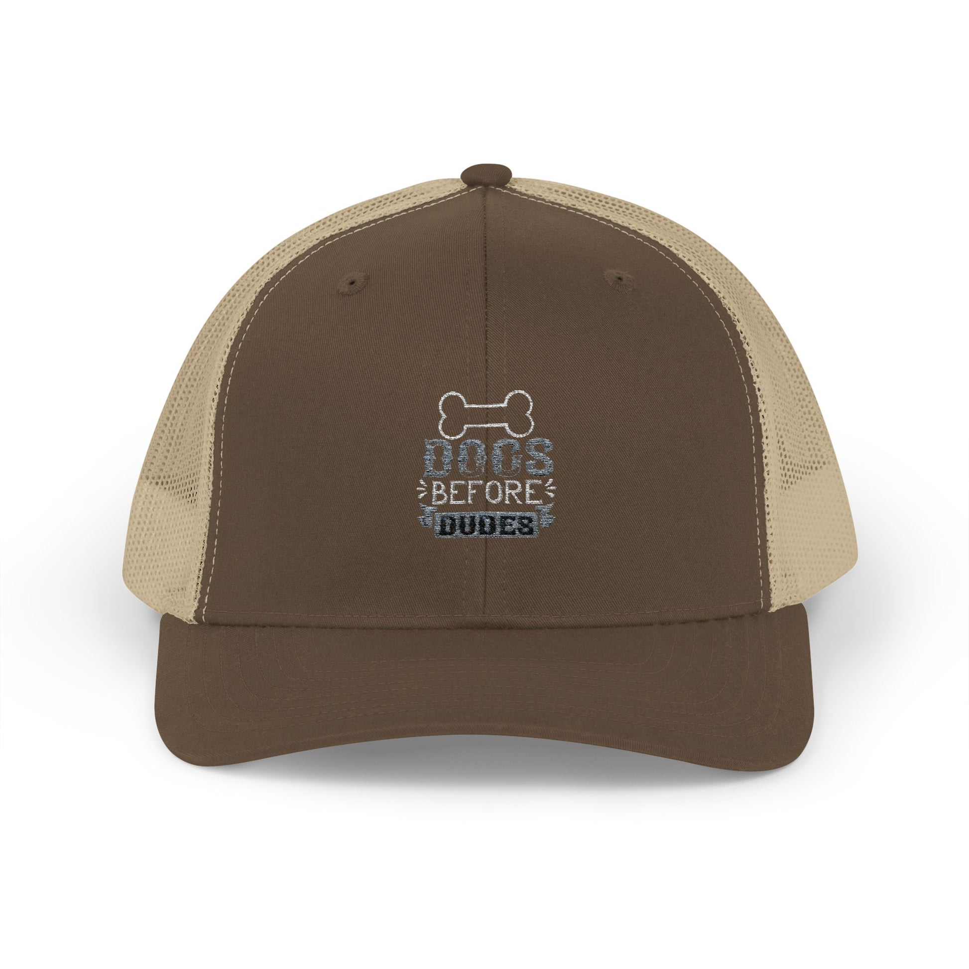Dogs Before Dudes Snapback Trucker Cap