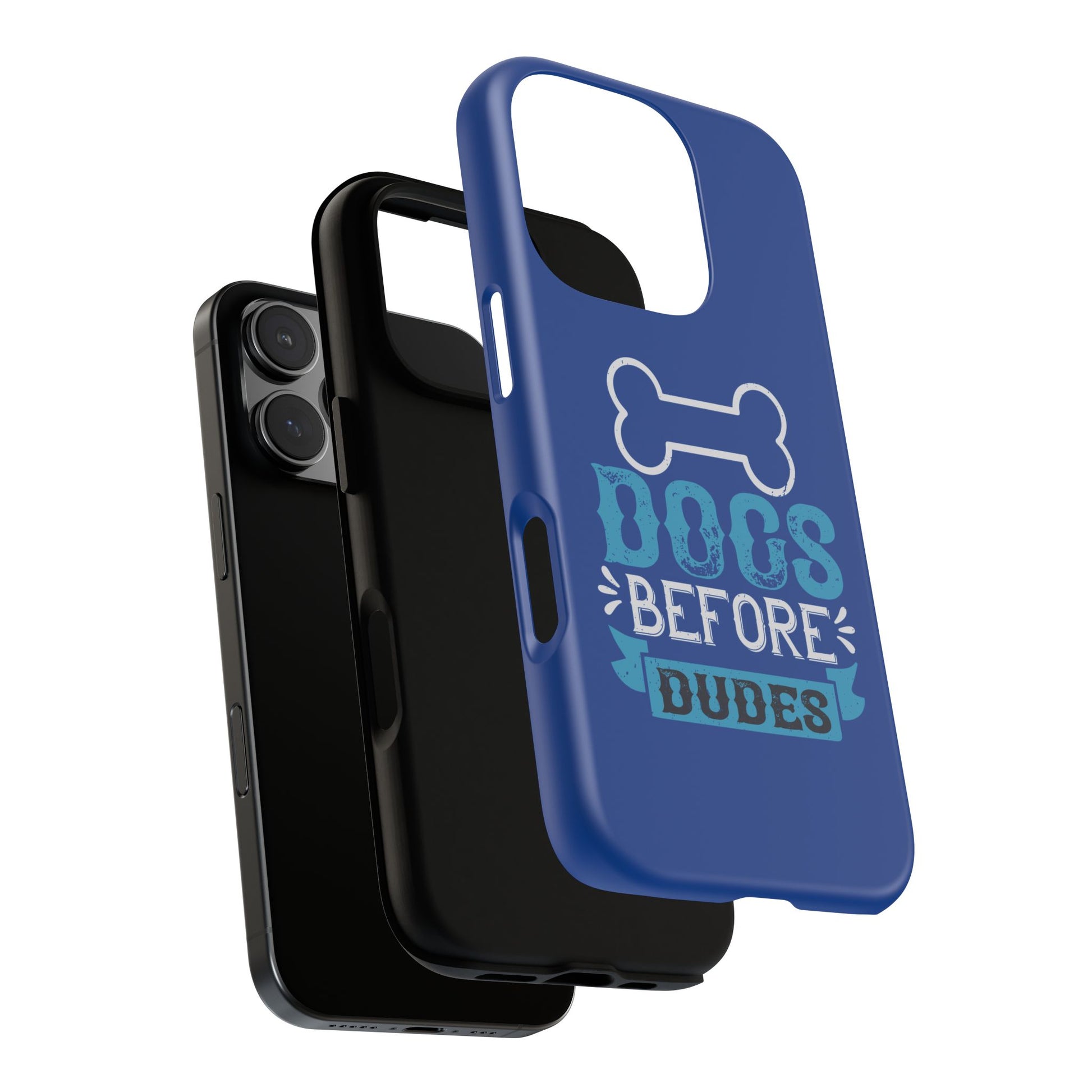Dog Lover Phone Case, Dogs Before Dudes, Puppy Gift, Pet Parent Accessory, Cute Dog iPhone Cover, Durable Tough Case