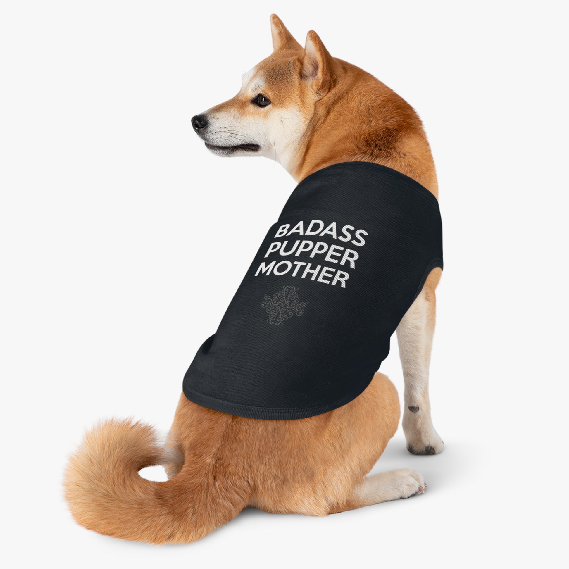 Badass Puppers Pet Tank Top - Stylish Canine Tee for Dog Lovers, Perfect for Celebrations, Gifts, and Everyday Wear