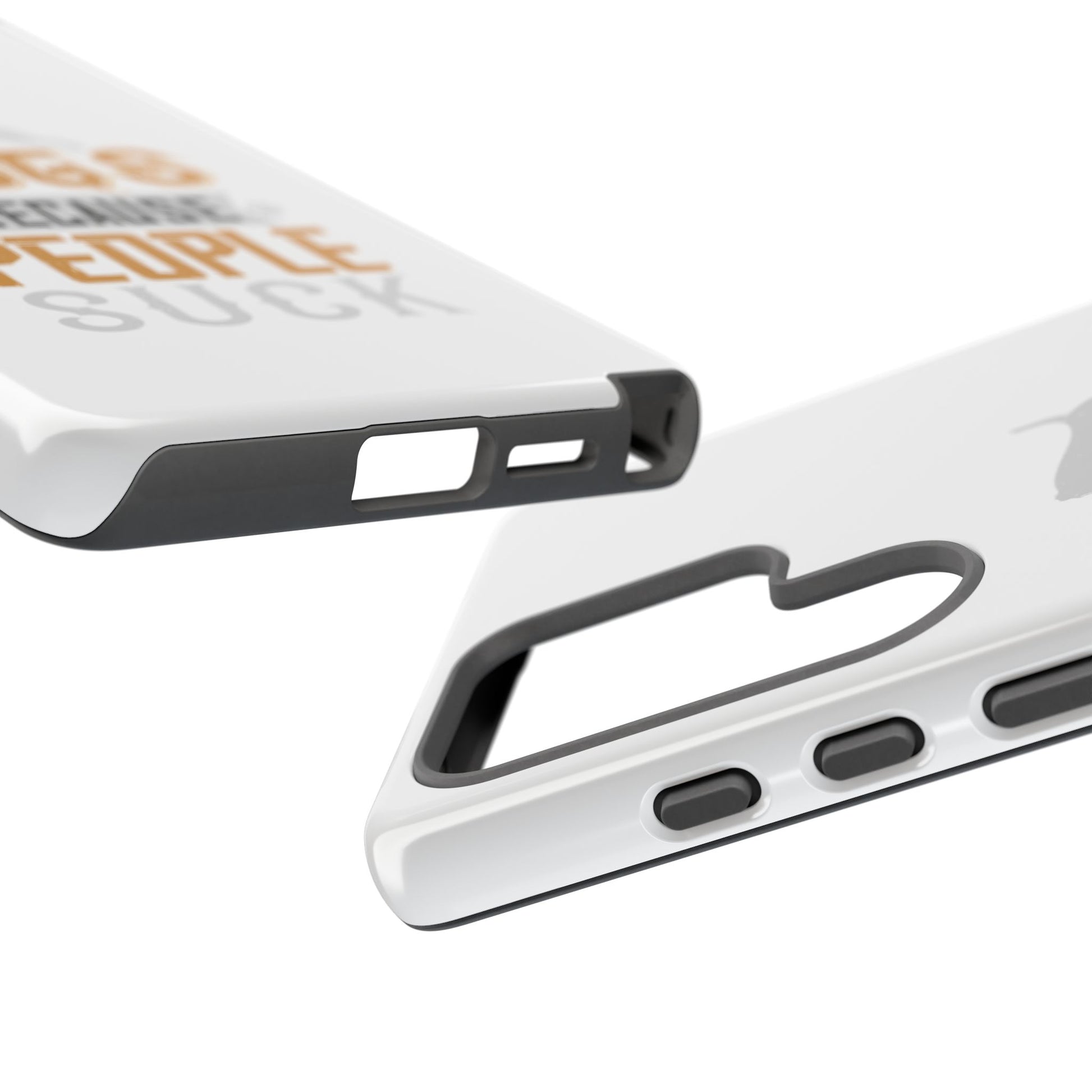Funny Dog Lover Phone Case - Dogs Because People Suck, Pet Owner Gift, Dog Mom Tees, Unique Gift for Dog Lovers, Humorous Pet Accessories