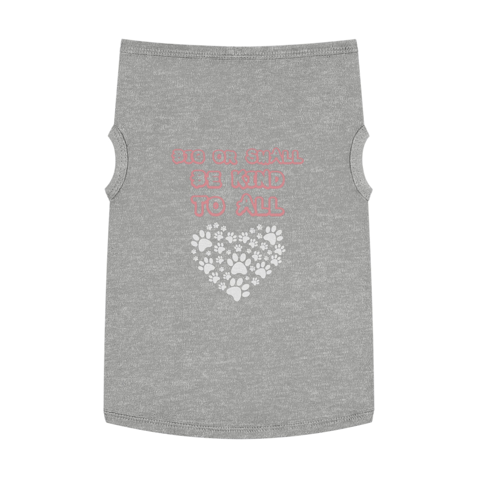 Cute Pet Tank Top, Dog Lover Gift, Be Kind to All, Summer Pet Apparel, Sassy Canine Outfit