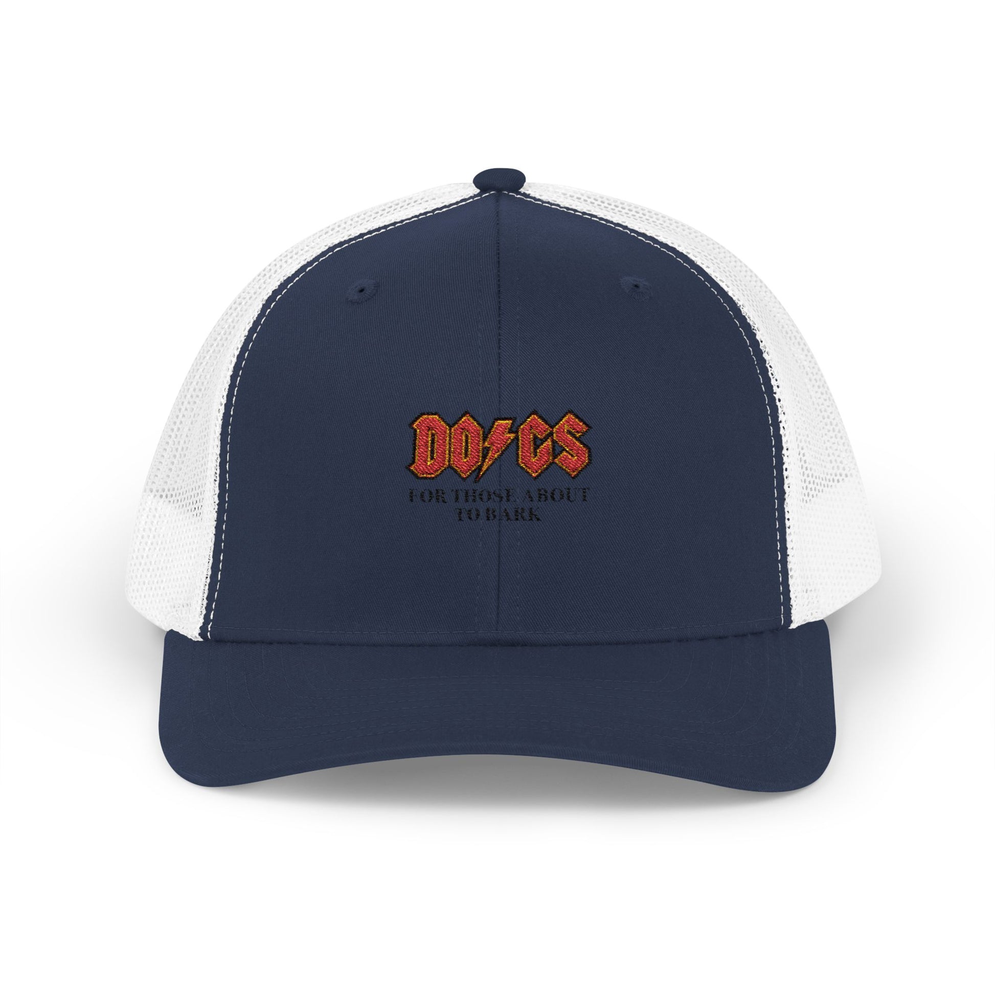 Trendy Snapback Trucker Cap with Bold Graphic Design