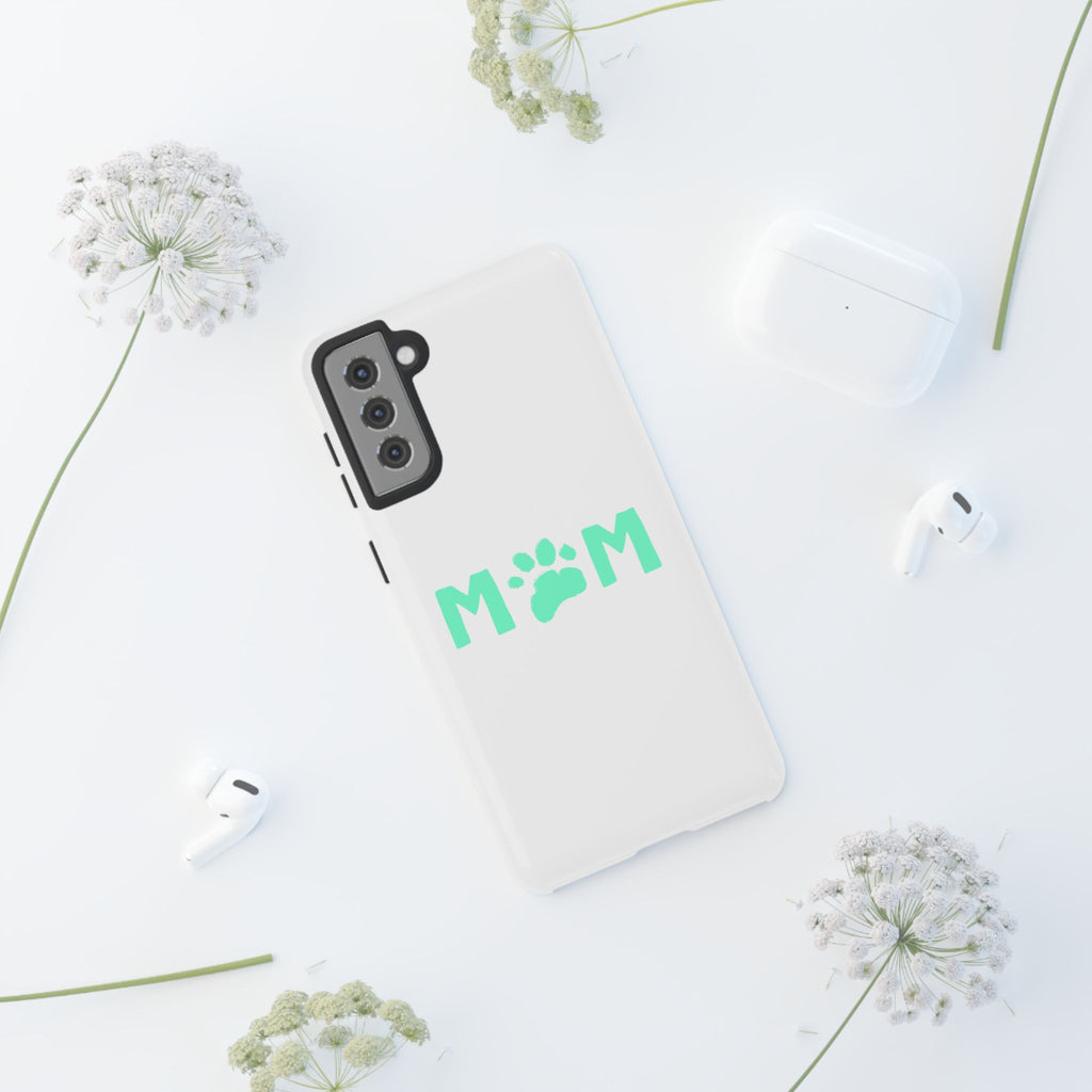 Personalized Tough Phone Cases for Moms, Pet Lover Gifts, Cute Phone Accessories, Customizable Pet Paw Designs, Mother's Day Gift