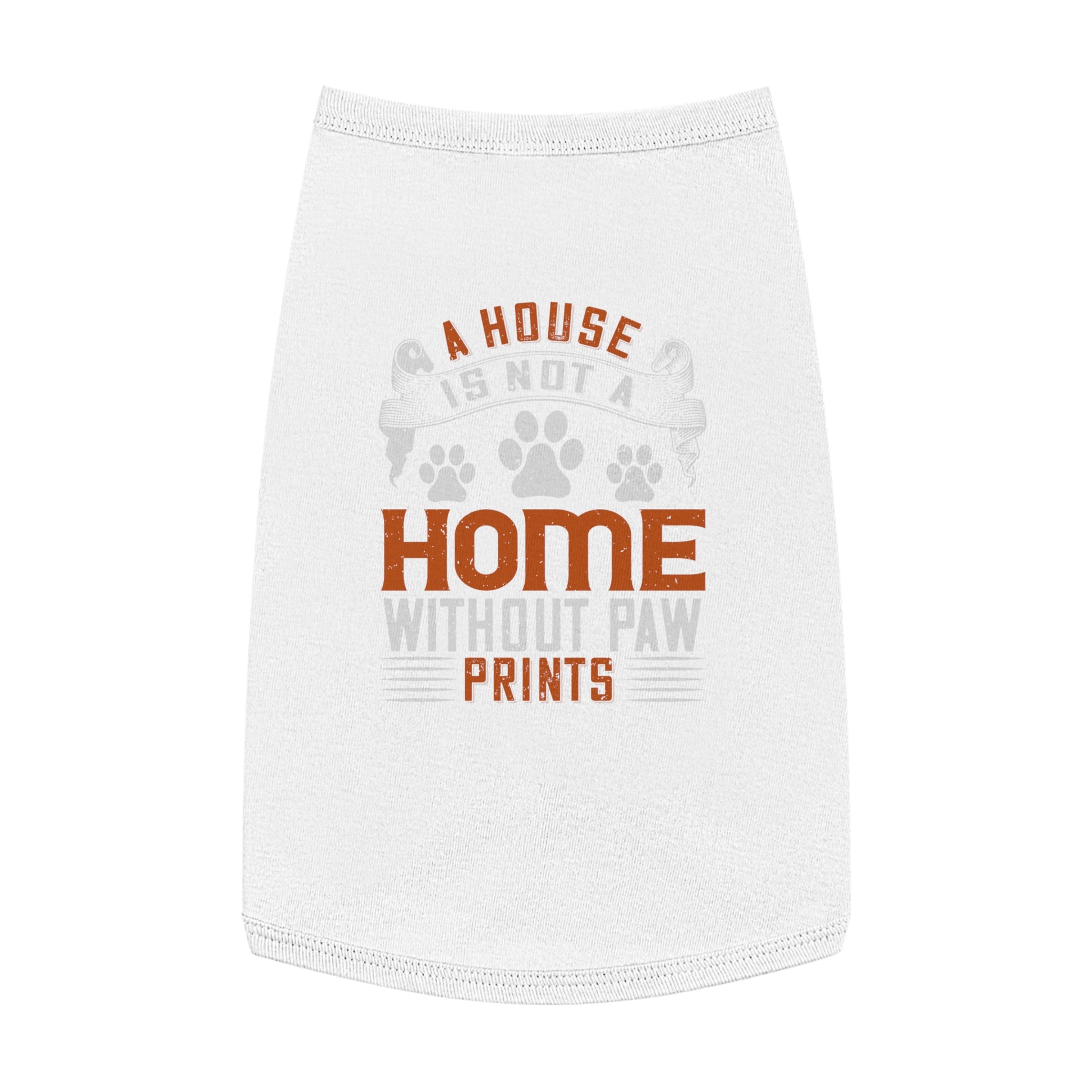 Dog Lover's Pet Tank Top, Cute Paw Prints Pet Apparel, Dog Fashion, Cat Mom Gift, Pet Birthday Outfit, Animal Lover Clothing