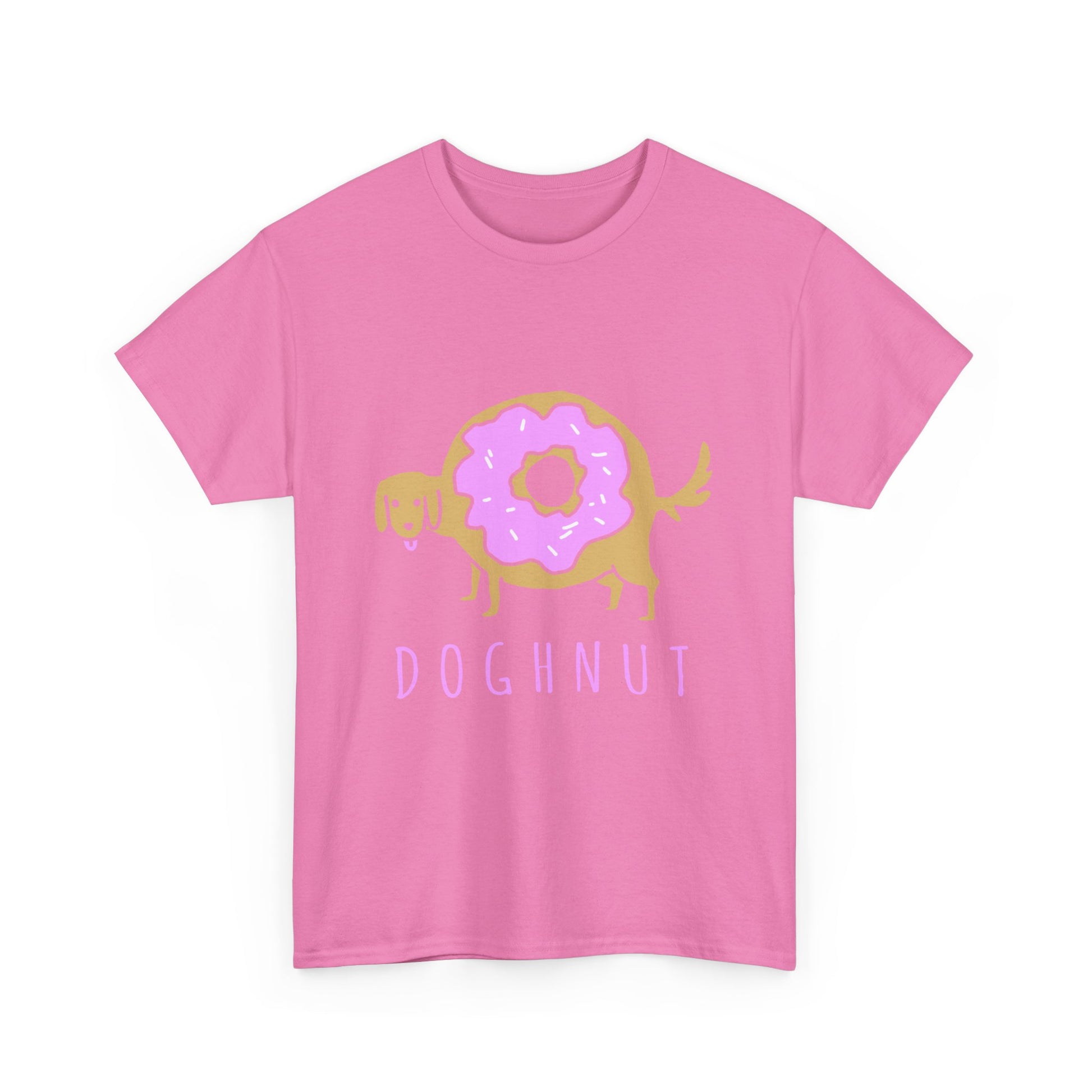 Doghnut Graphic Tee, Funny Pet Lover Shirt, Cute Dog Tee, Gift for Dog Owners, Casual Wear, Perfect for Birthdays