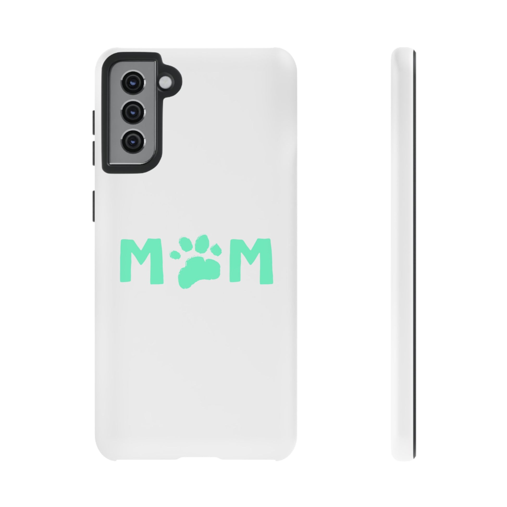 Personalized Tough Phone Cases for Moms, Pet Lover Gifts, Cute Phone Accessories, Customizable Pet Paw Designs, Mother's Day Gift
