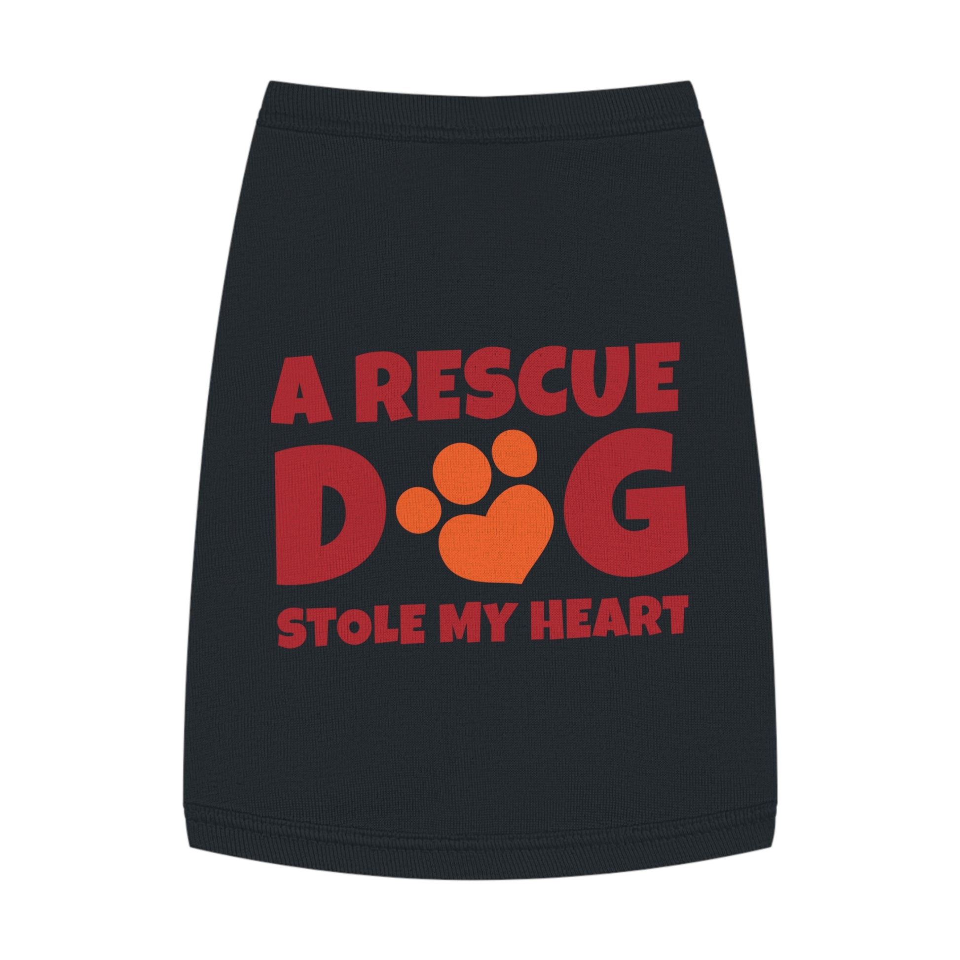 Adorable Rescue Dog Tank Top for Pets, Cute Pet Apparel, Dog Lover Gift, Pet Fashion, Animal Rescue Support