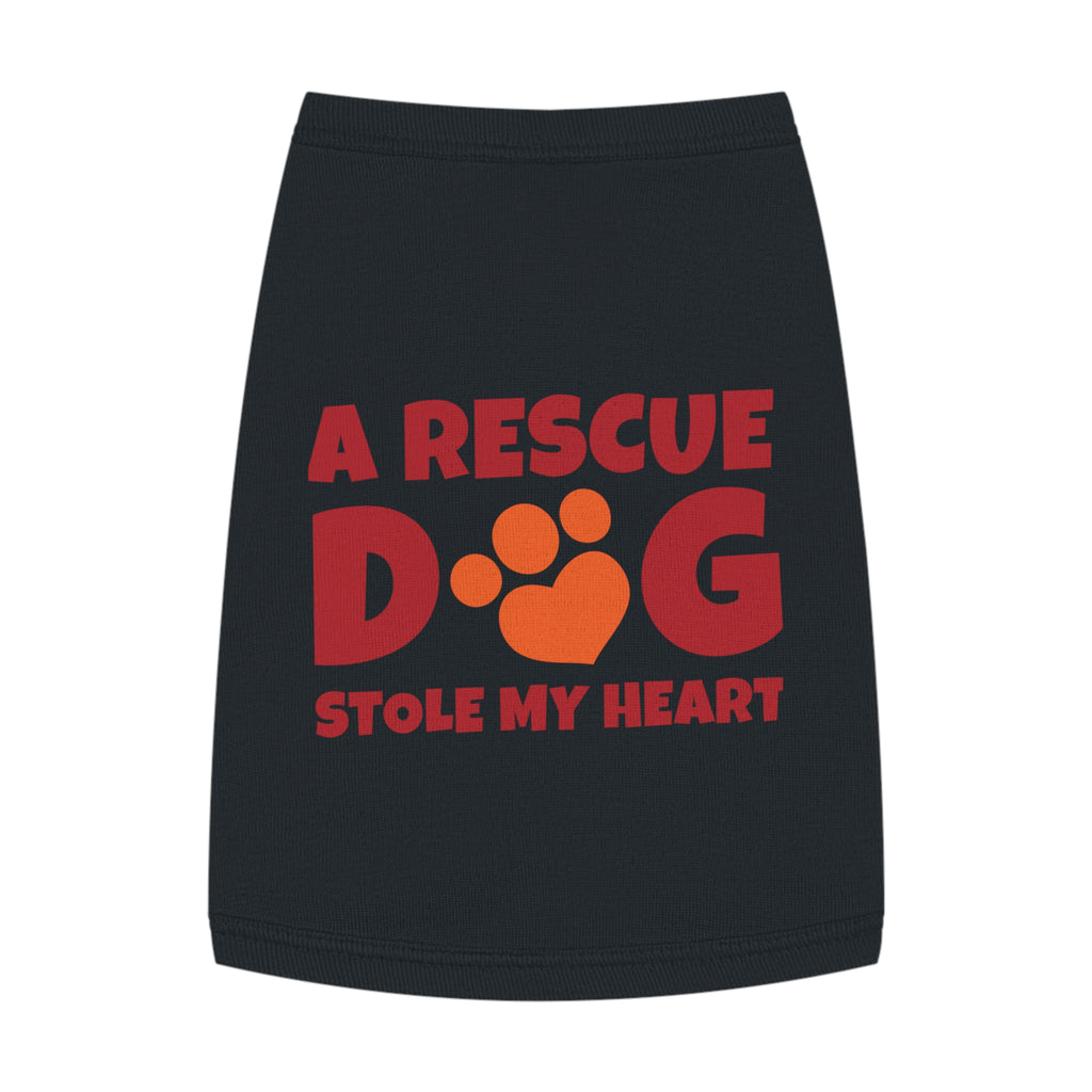 Adorable Rescue Dog Tank Top for Pets, Cute Pet Apparel, Dog Lover Gift, Pet Fashion, Animal Rescue Support