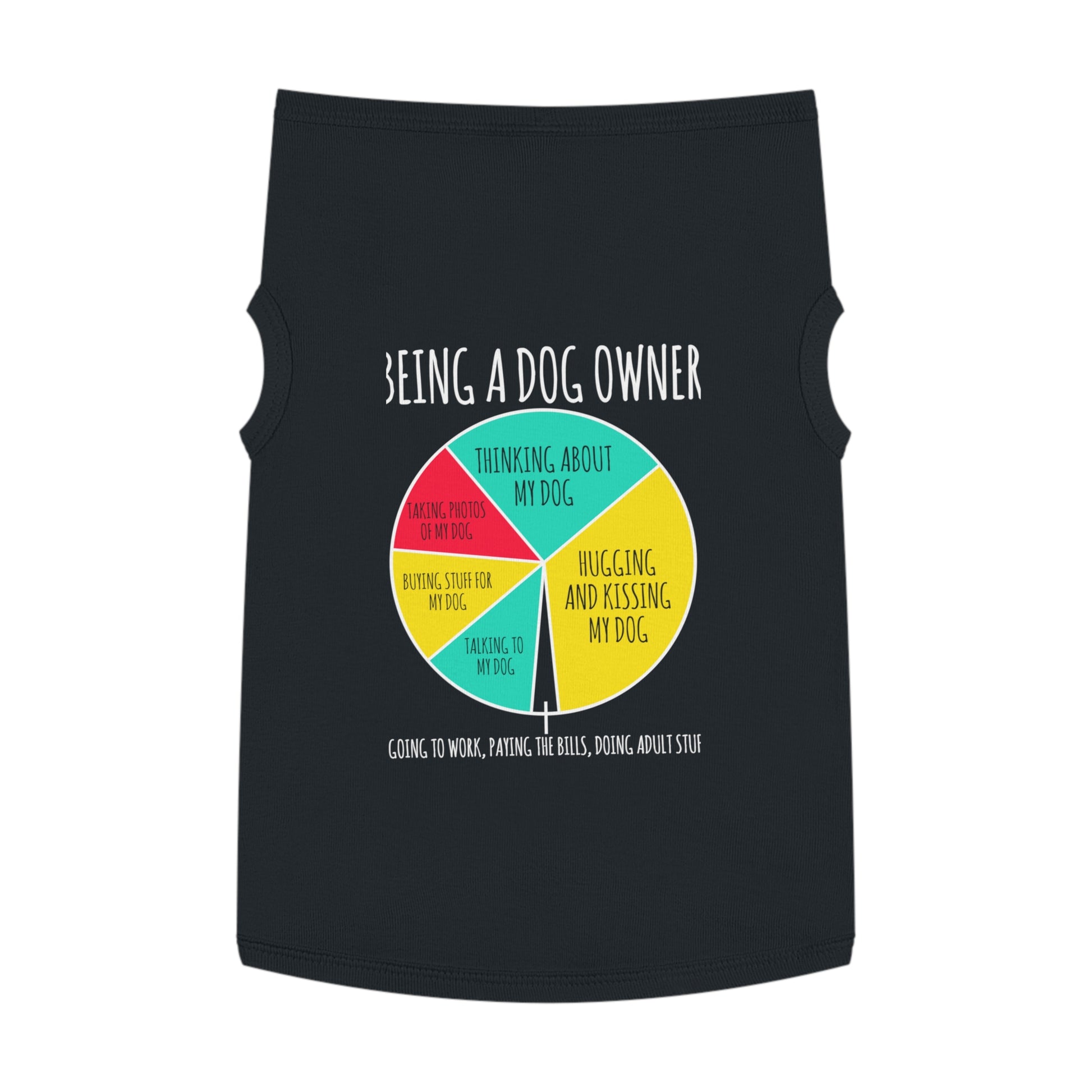 Humorous Dog Owner Pet Tank Top, Funny Pet Apparel for Dog Lovers, Cute Dog Gifts, Pet Clothing for All Occasions