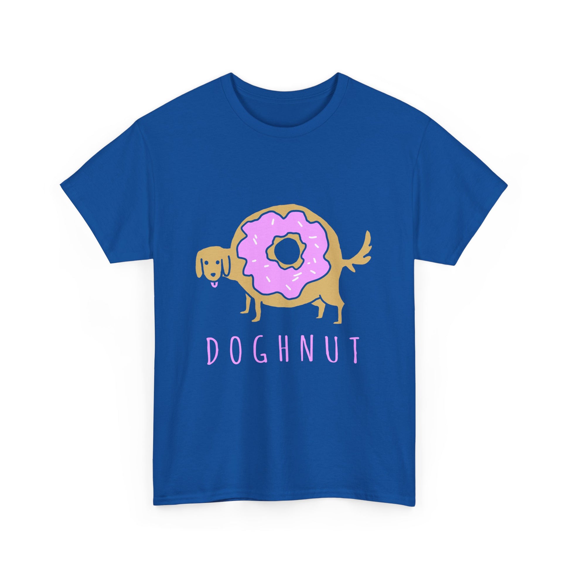 Doghnut Graphic Tee, Funny Pet Lover Shirt, Cute Dog Tee, Gift for Dog Owners, Casual Wear, Perfect for Birthdays