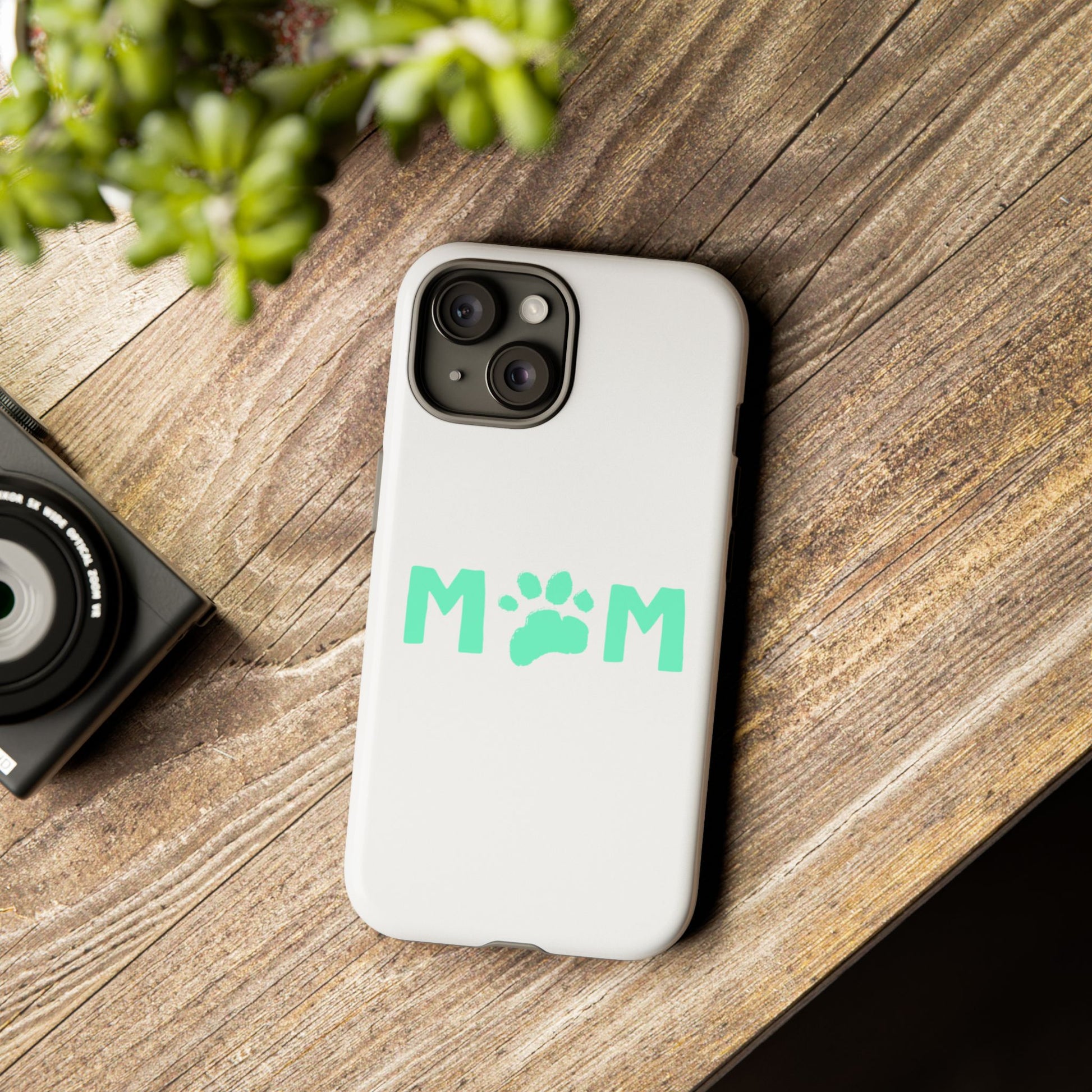 Personalized Tough Phone Cases for Moms, Pet Lover Gifts, Cute Phone Accessories, Customizable Pet Paw Designs, Mother's Day Gift