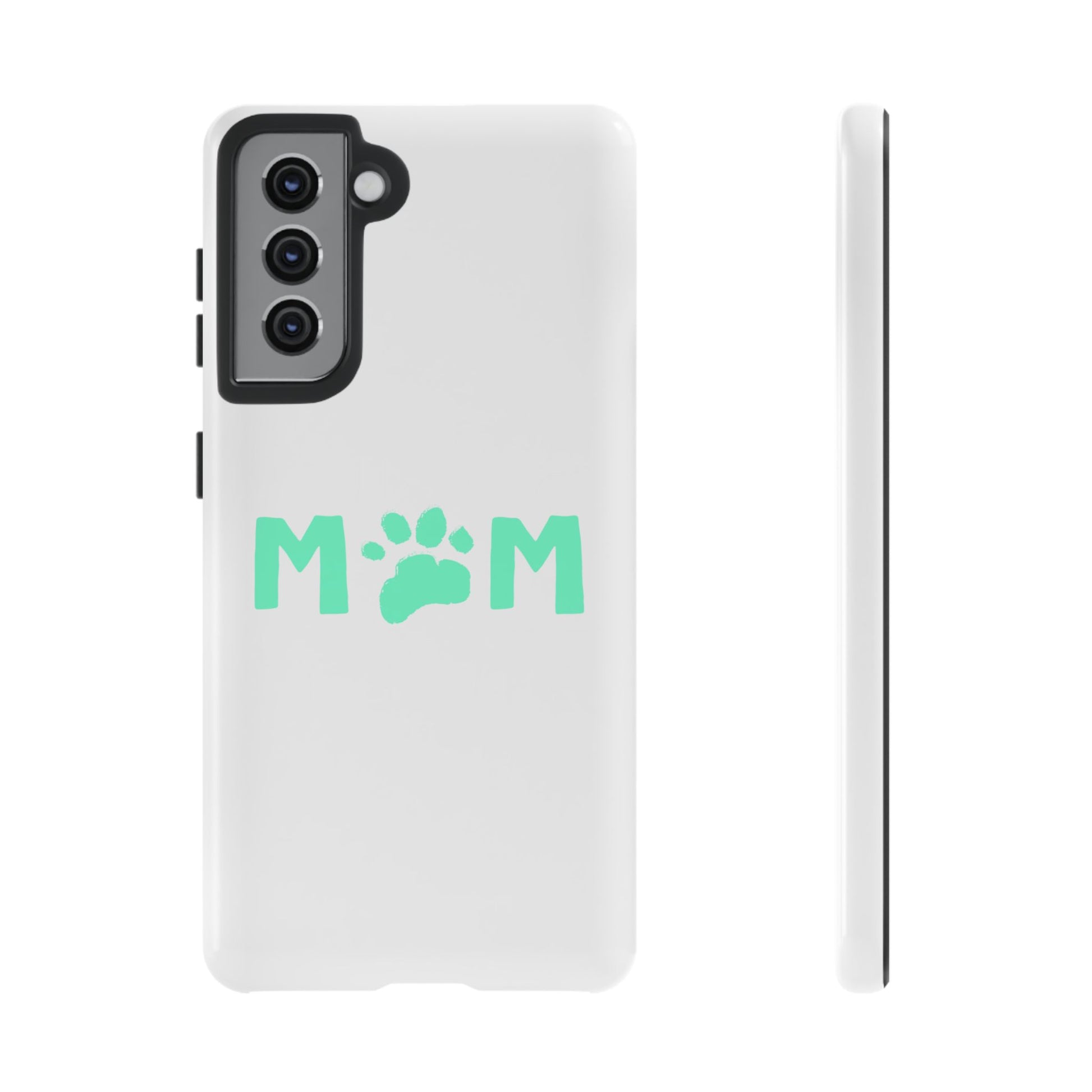 Personalized Tough Phone Cases for Moms, Pet Lover Gifts, Cute Phone Accessories, Customizable Pet Paw Designs, Mother's Day Gift