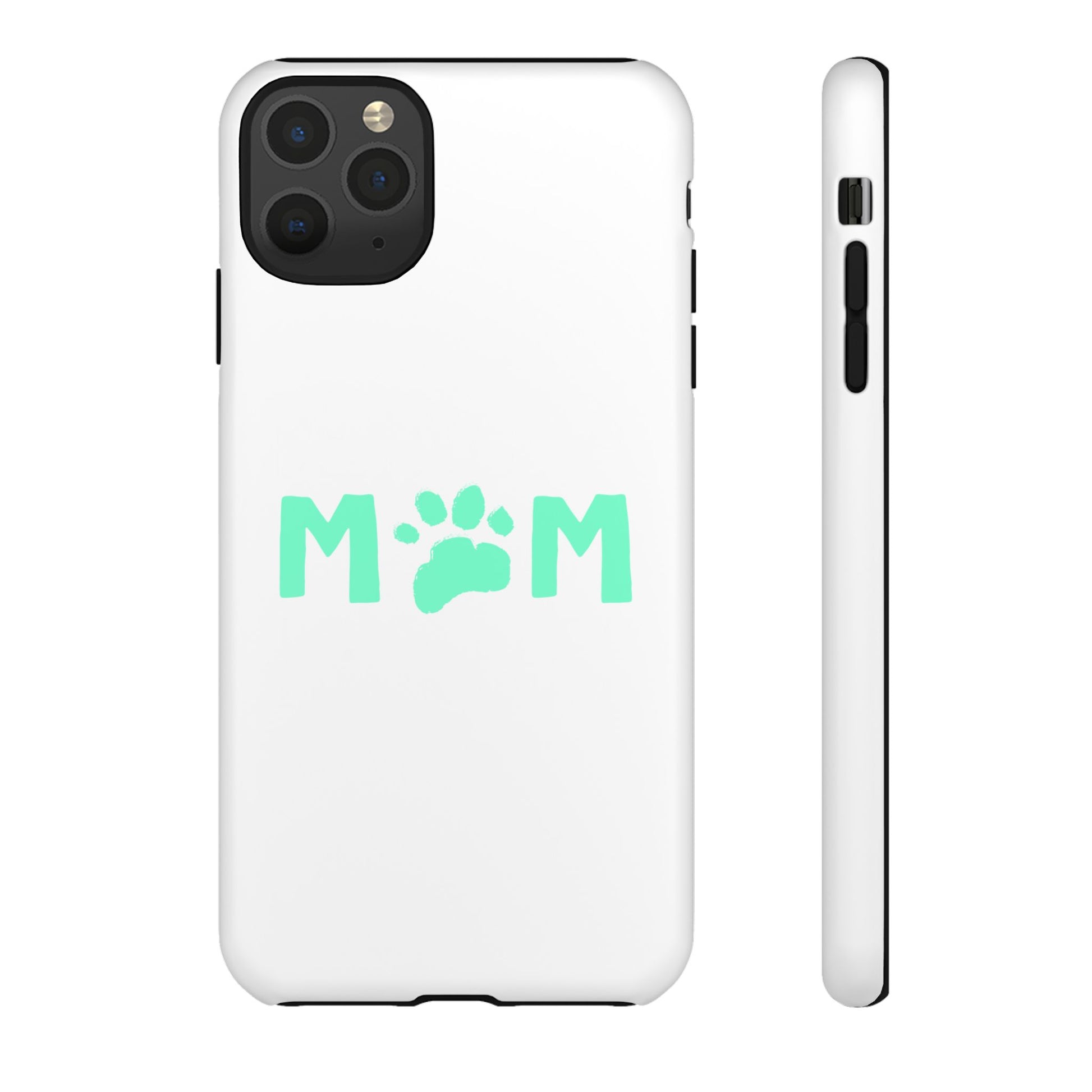 Personalized Tough Phone Cases for Moms, Pet Lover Gifts, Cute Phone Accessories, Customizable Pet Paw Designs, Mother's Day Gift