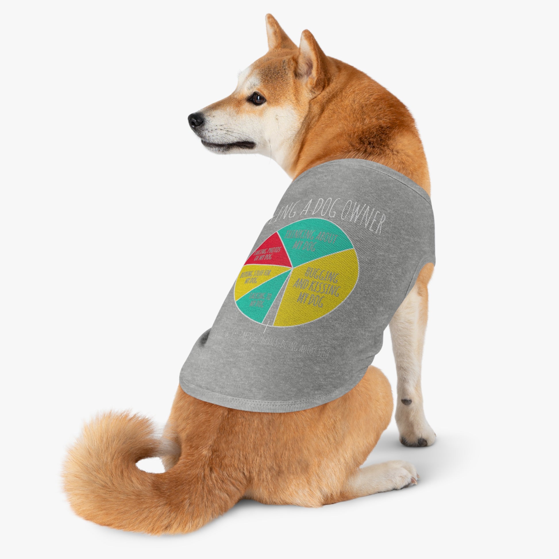 Humorous Dog Owner Pet Tank Top, Funny Pet Apparel for Dog Lovers, Cute Dog Gifts, Pet Clothing for All Occasions