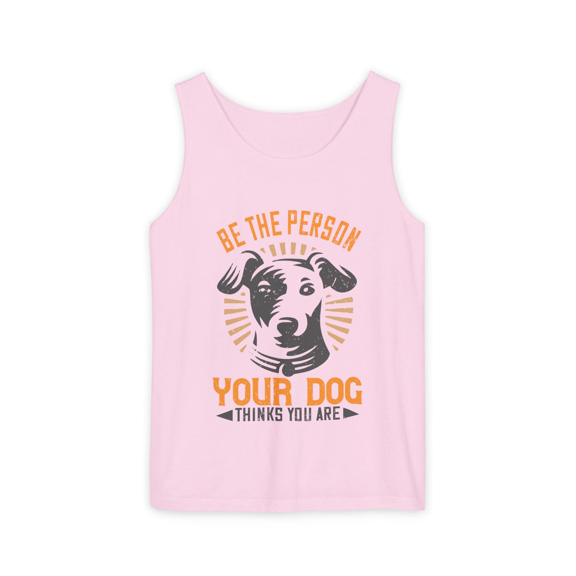 Dog Lover's Unisex Tank Top - "Be The Person Your Dog Thinks You Are" - Perfect for Pet Owners, Gift for Dog Lovers, Summer Apparel, [...]