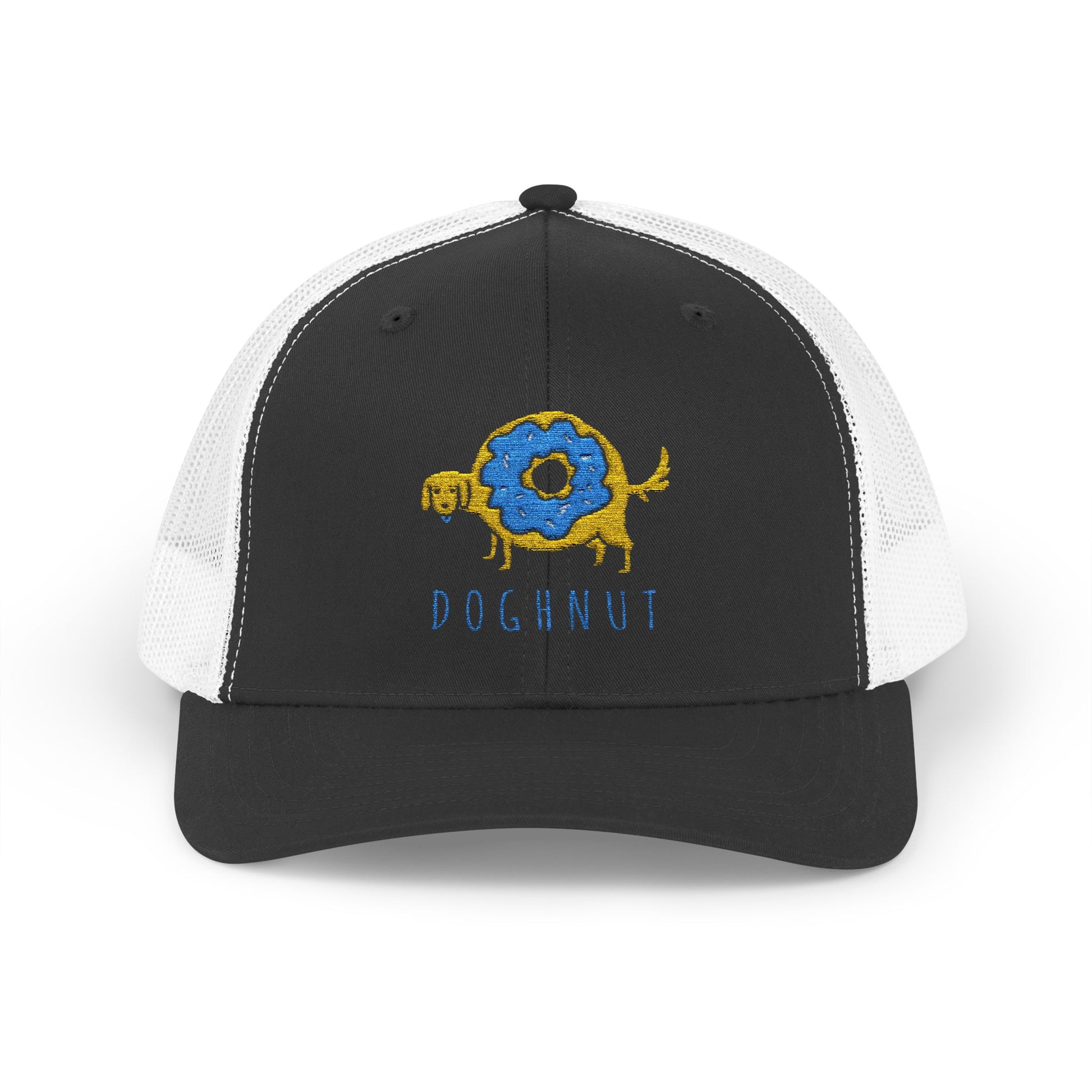 Dog-Inspired Trucker Cap - Fun Dognut Design
