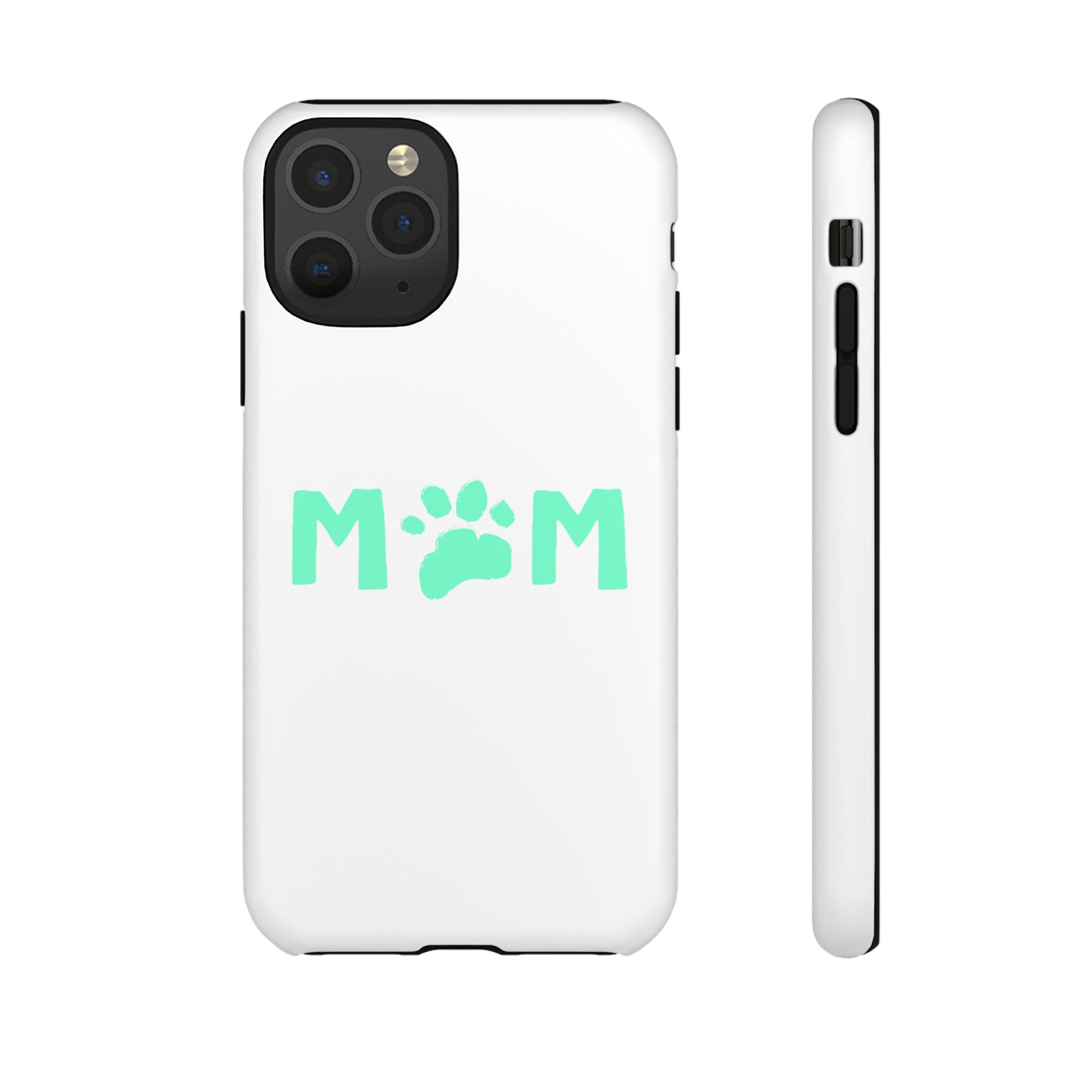 Personalized Tough Phone Cases for Moms, Pet Lover Gifts, Cute Phone Accessories, Customizable Pet Paw Designs, Mother's Day Gift