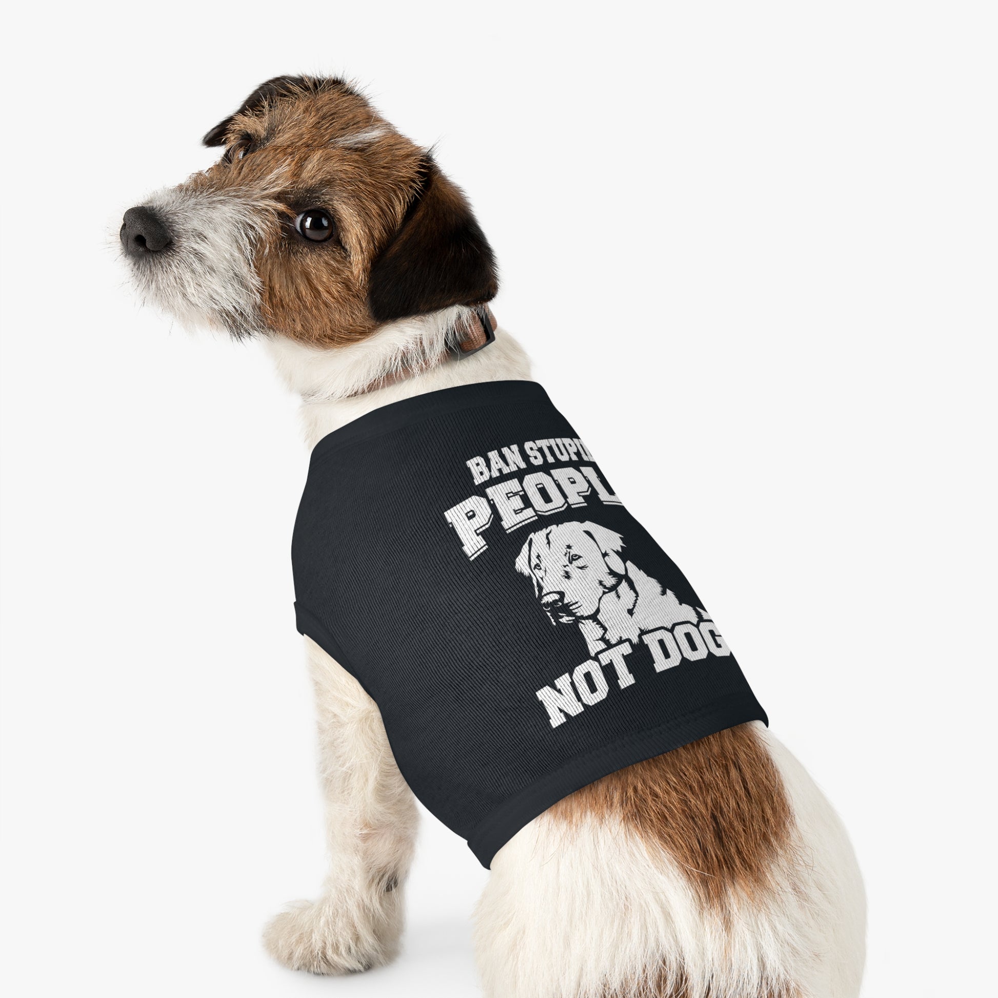 Pet Tank Top with Message "Ban Stupid People Not Dogs" - Perfect for Dog Lovers, Summer Outings, Pet Events, Gift for Dog Owners, Fun [...]