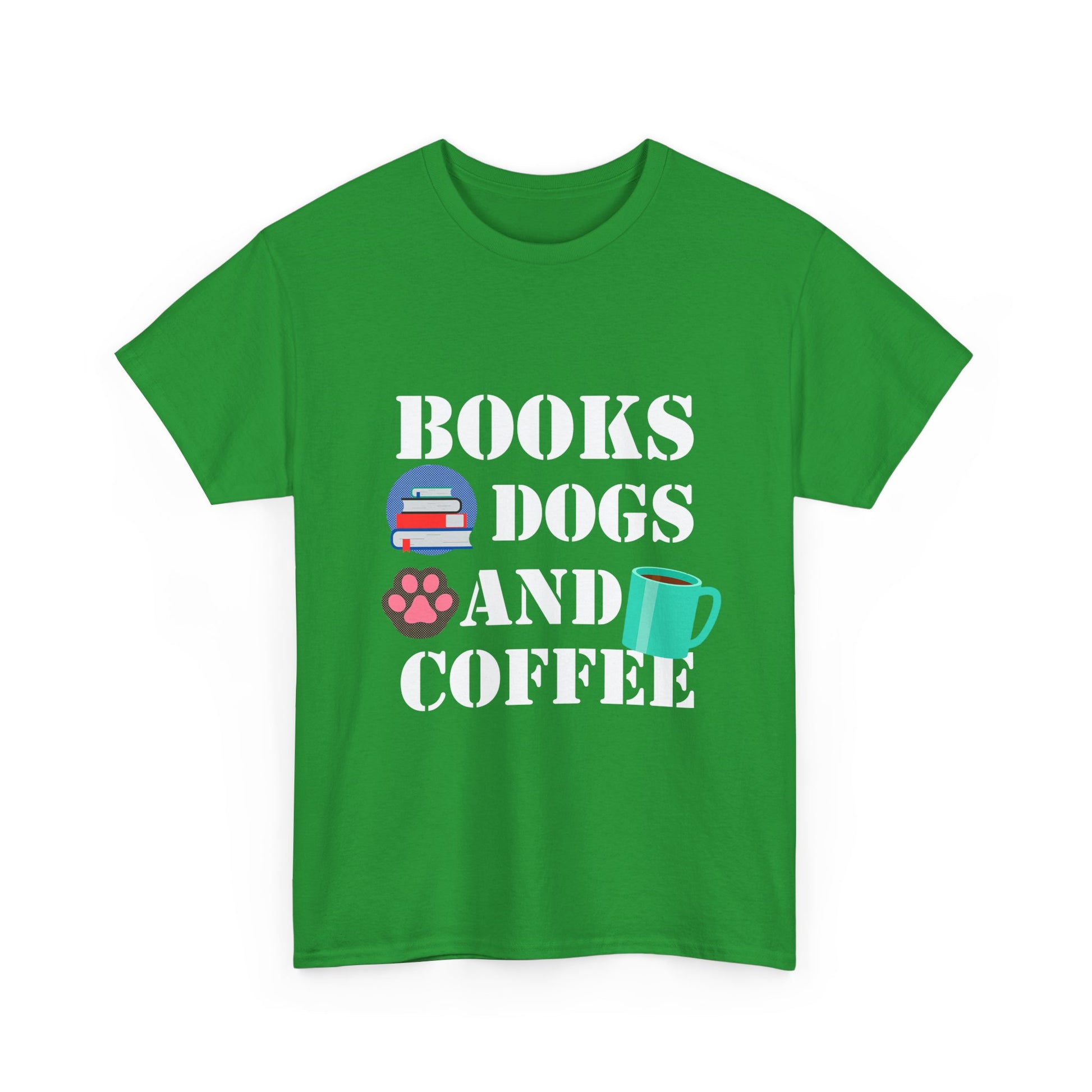 Cozy Graphic Tee, Relaxed Fit Heavy Cotton Shirt for Book Lovers, Pet Owners, Gift for Him or Her, Comfortable Everyday Wear, Casual Style