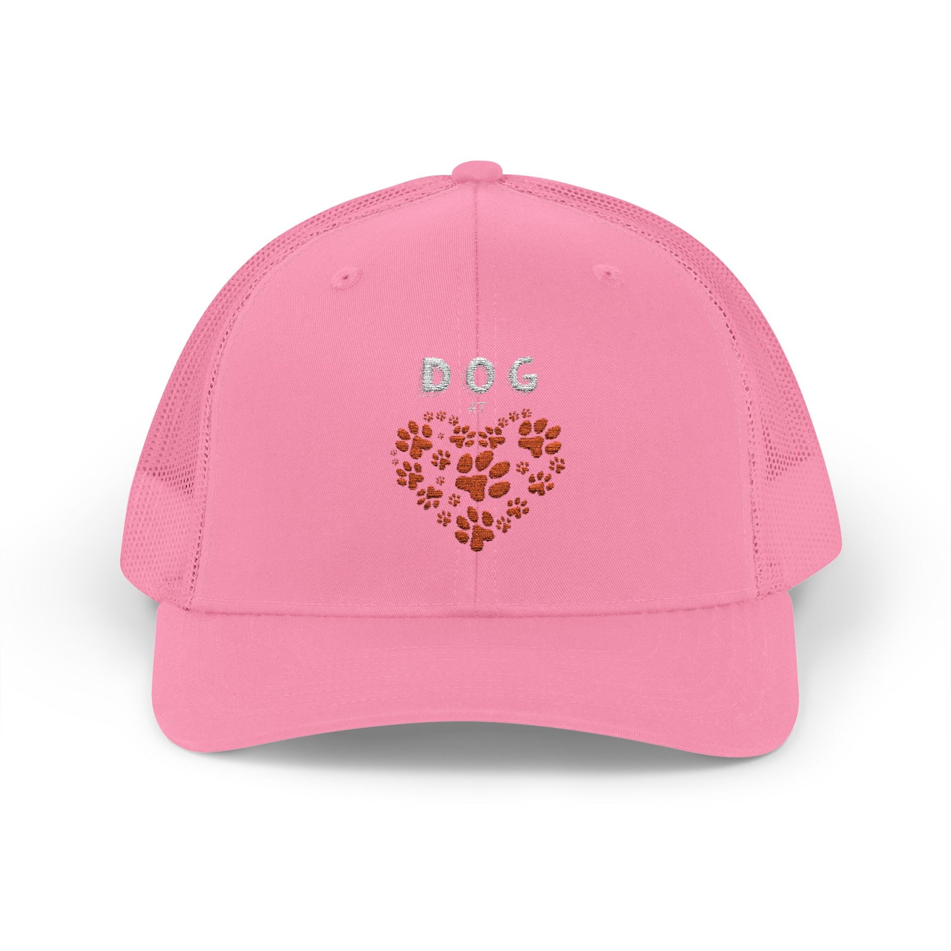 Dog Love Snapback Trucker Cap - Heart Design