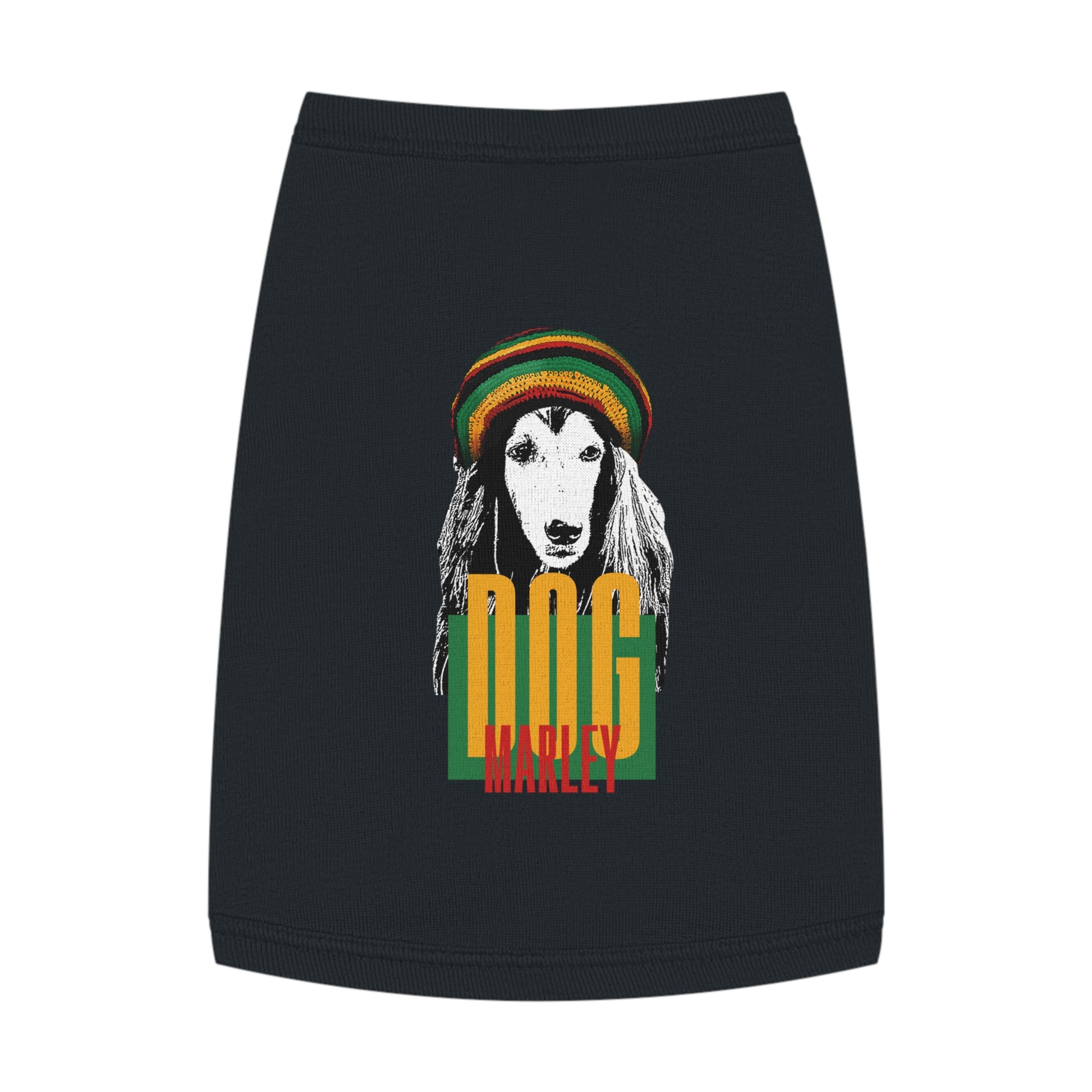 Rasta Dog Tank Top - Stylish Pet Apparel for Dog Lovers, Summer Wear, Uniquely Fun Gift, Festival Ready, Marley Inspired
