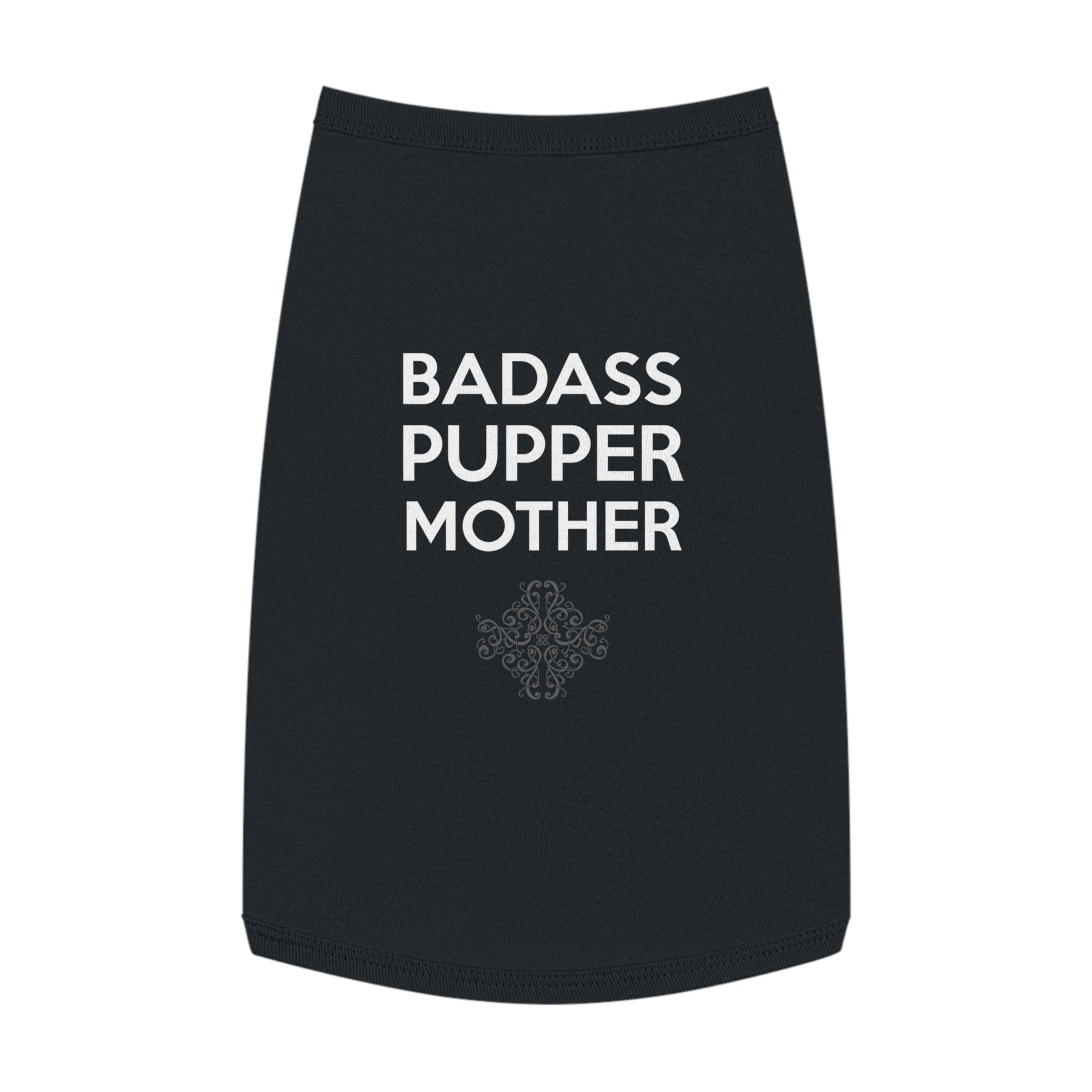 Badass Puppers Pet Tank Top - Stylish Canine Tee for Dog Lovers, Perfect for Celebrations, Gifts, and Everyday Wear